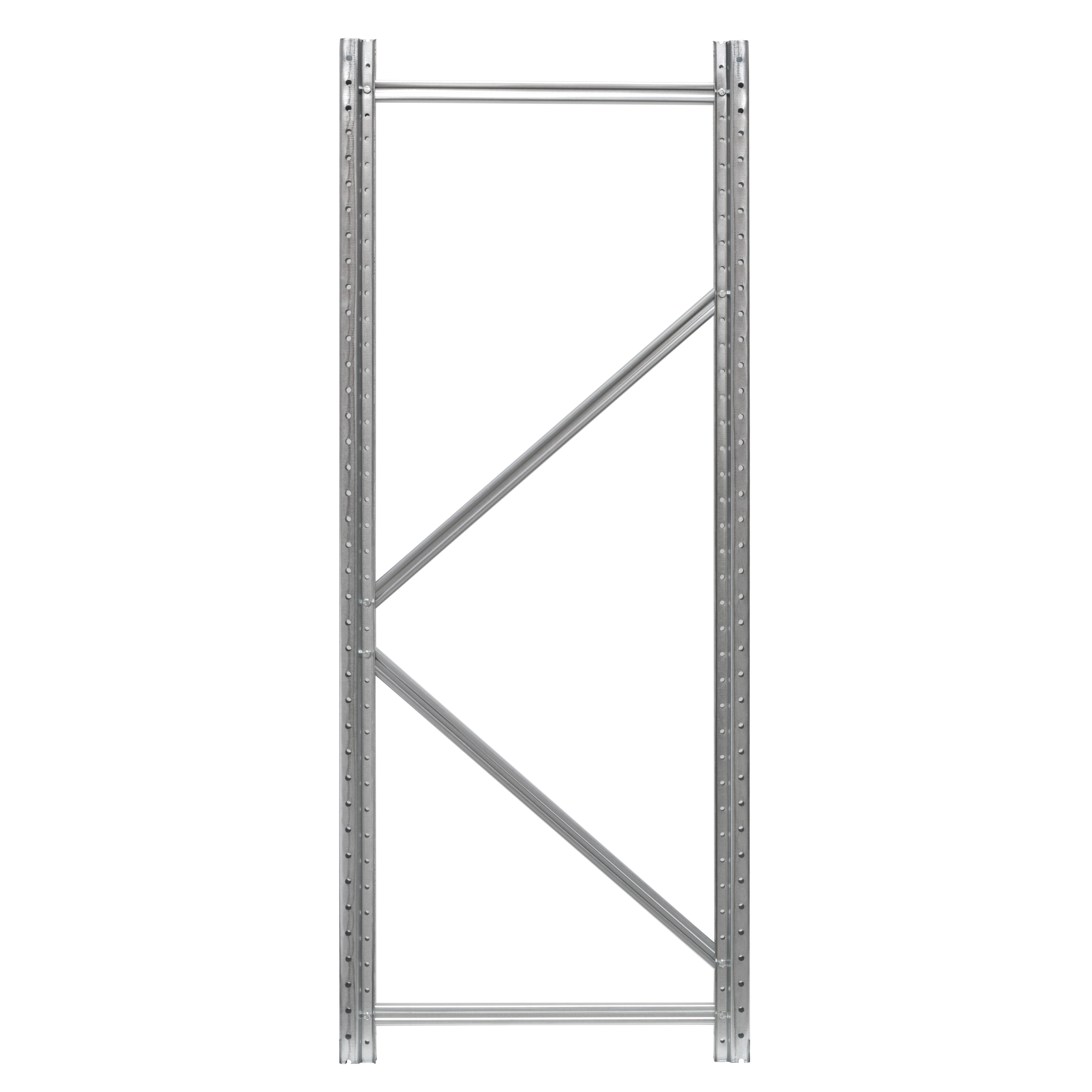 WSX 5000 staanderframe WSPR, hoogte 2000 mm, diepte 800 mm, 1,5mm dikte, galvanisch verzinkt