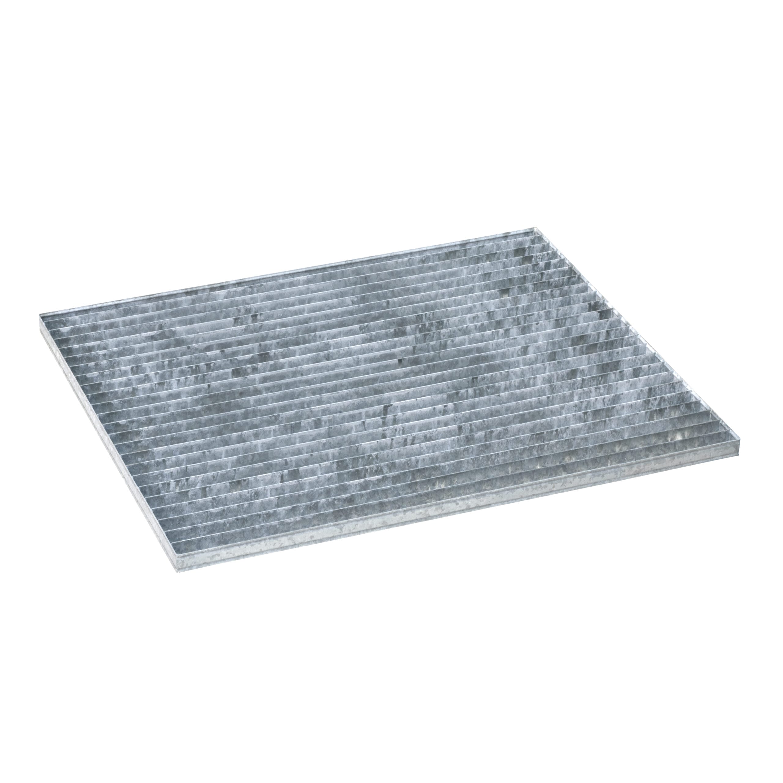 KSX 2000 roosterbodem KAR-SB-stelling, 1000x800 mm, draagvermogen 14,72 kg/m², staal verzinkt