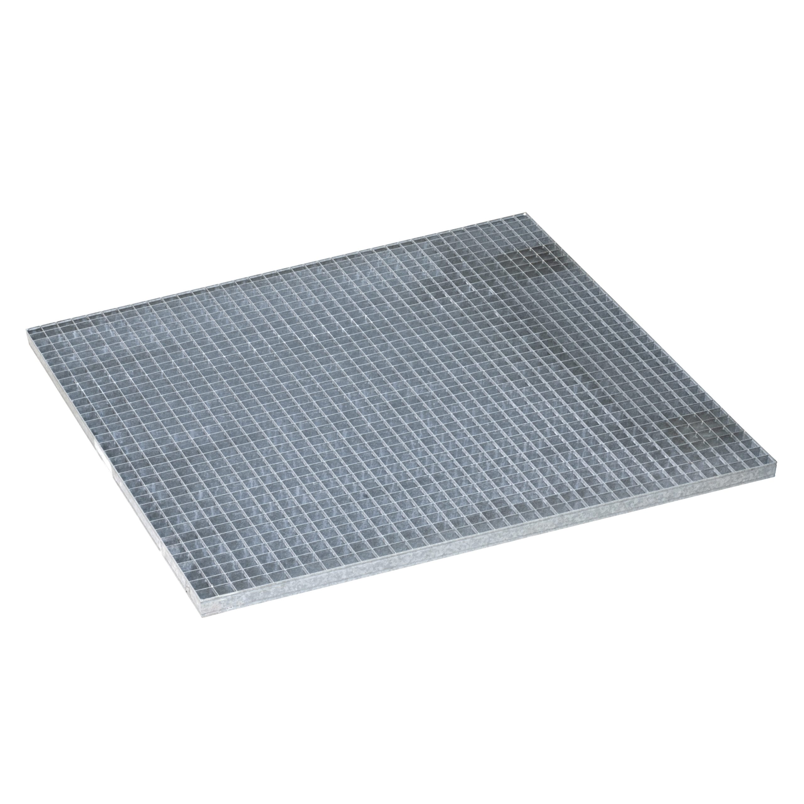 KSX 2000 roosterbodem KAR-SB-stelling, 1200x1200 mm, draagvermogen 12,26 kg/m², staal verzinkt - RAECKS