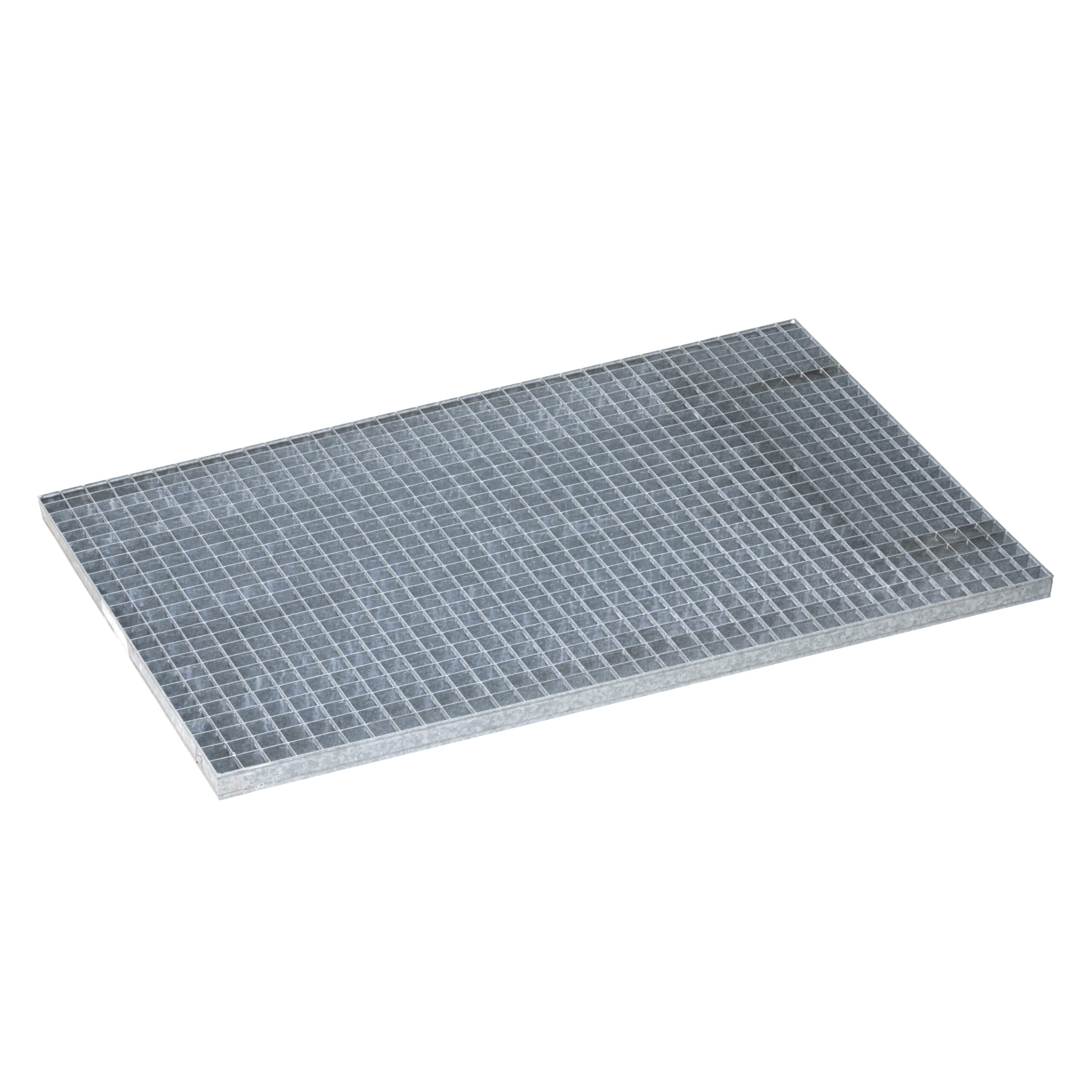 KSX 2000 roostervloer KAR-SB-stelling, 1200x800 mm, draagvermogen 12,26 kg/m², staal verzinkt