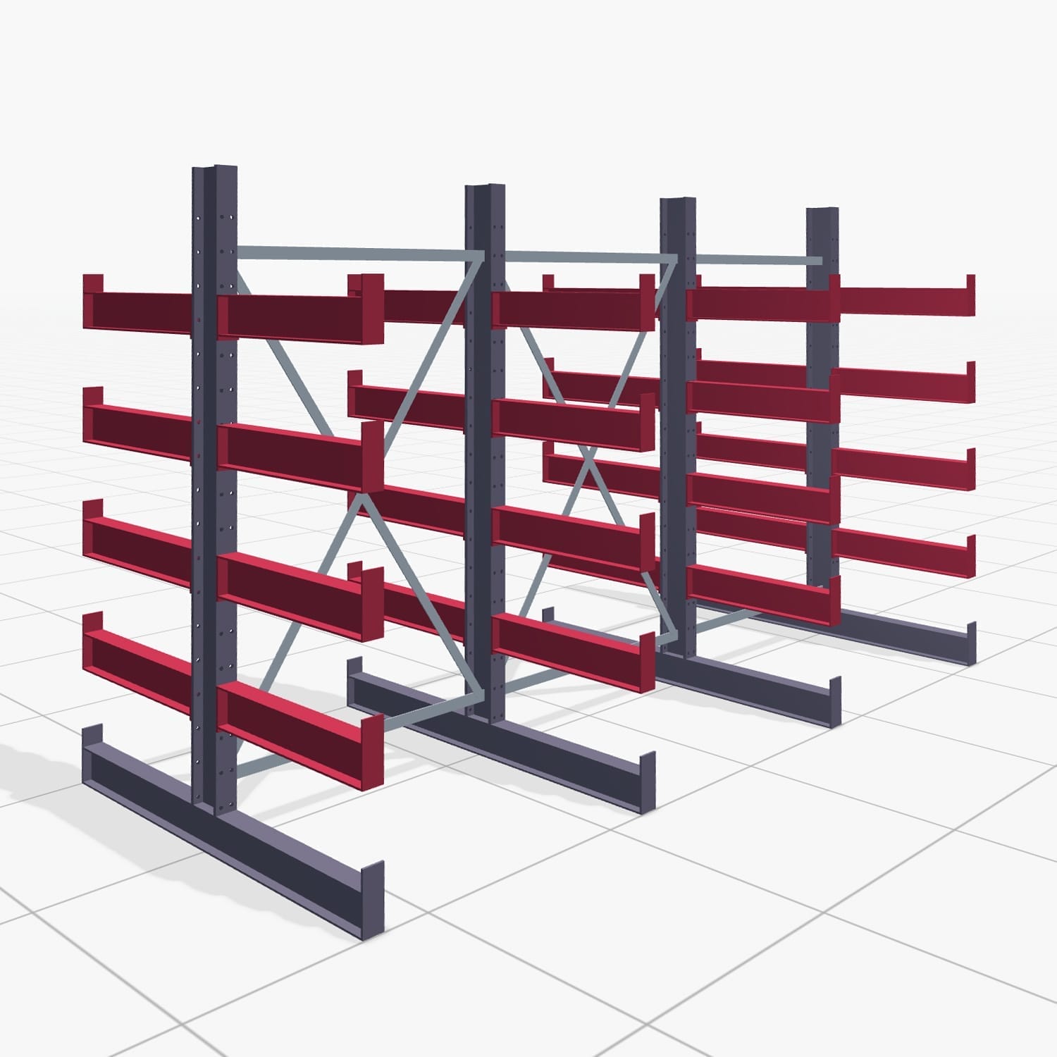 Draagarmstellingen handbediend KHX 3000, H: 2.000 mm, B: 3067 mm, Armlengte: 1.880 kg, Tweezijdig gebruik