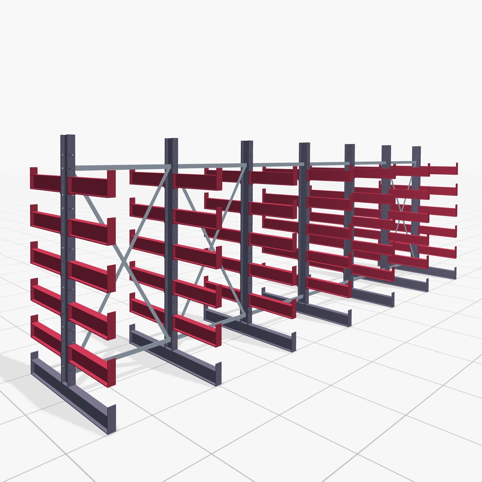 Draagarmstellingen handbediend KHX 3000, H: 2.000 mm, B: 6070 mm, Armlengte: 1.880 kg, Tweezijdig gebruik