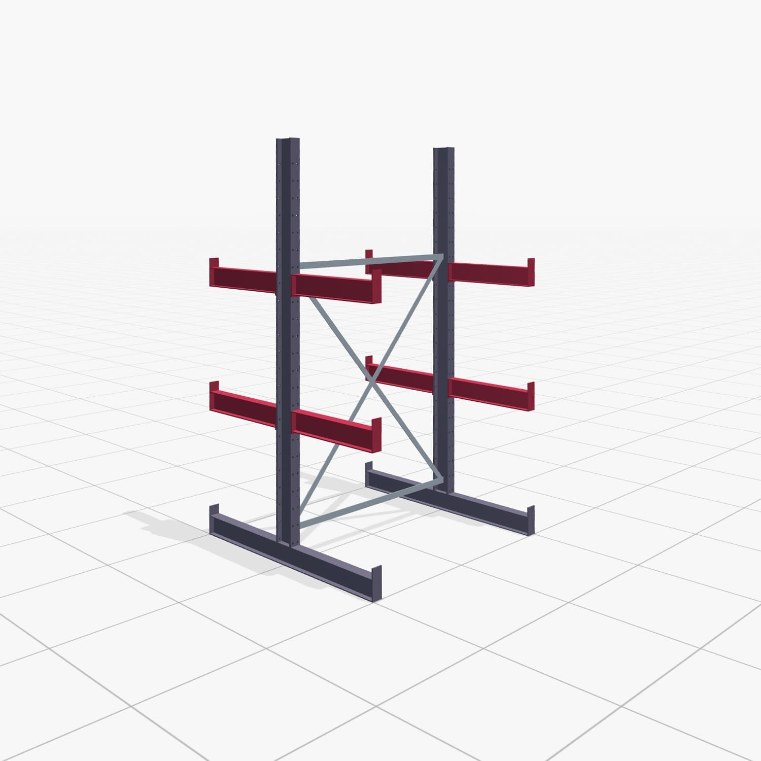 Draagarmstellingen handbediend KHX 3000, H: 2.500 mm, B: 1350 mm, Armlengte: 1.880 kg, Tweezijdig gebruik