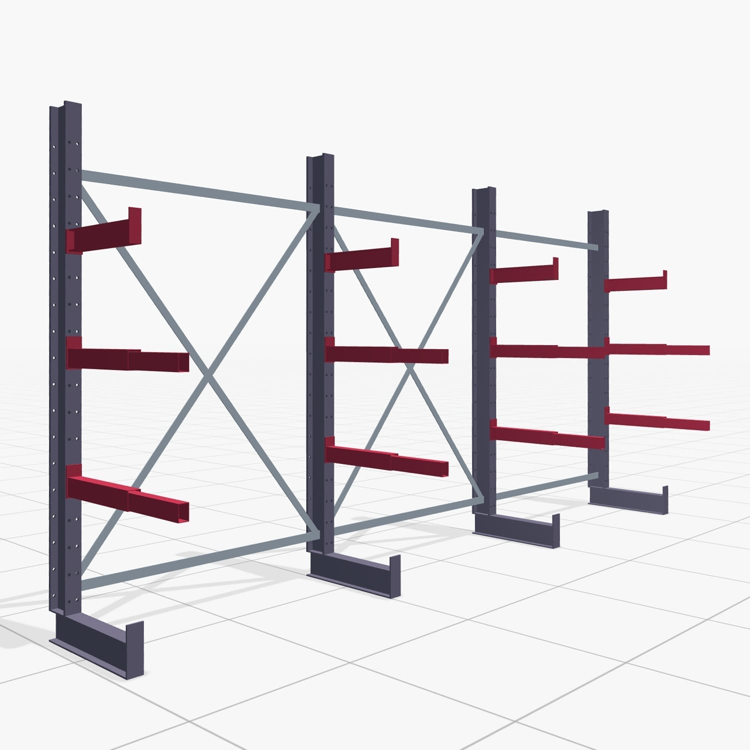 Schrijnwerkersstellingen KHX 3010, eenzijdig gebruik, H: 2.000 mm, B: 3922 mm, 400 mm (1.120 kg)