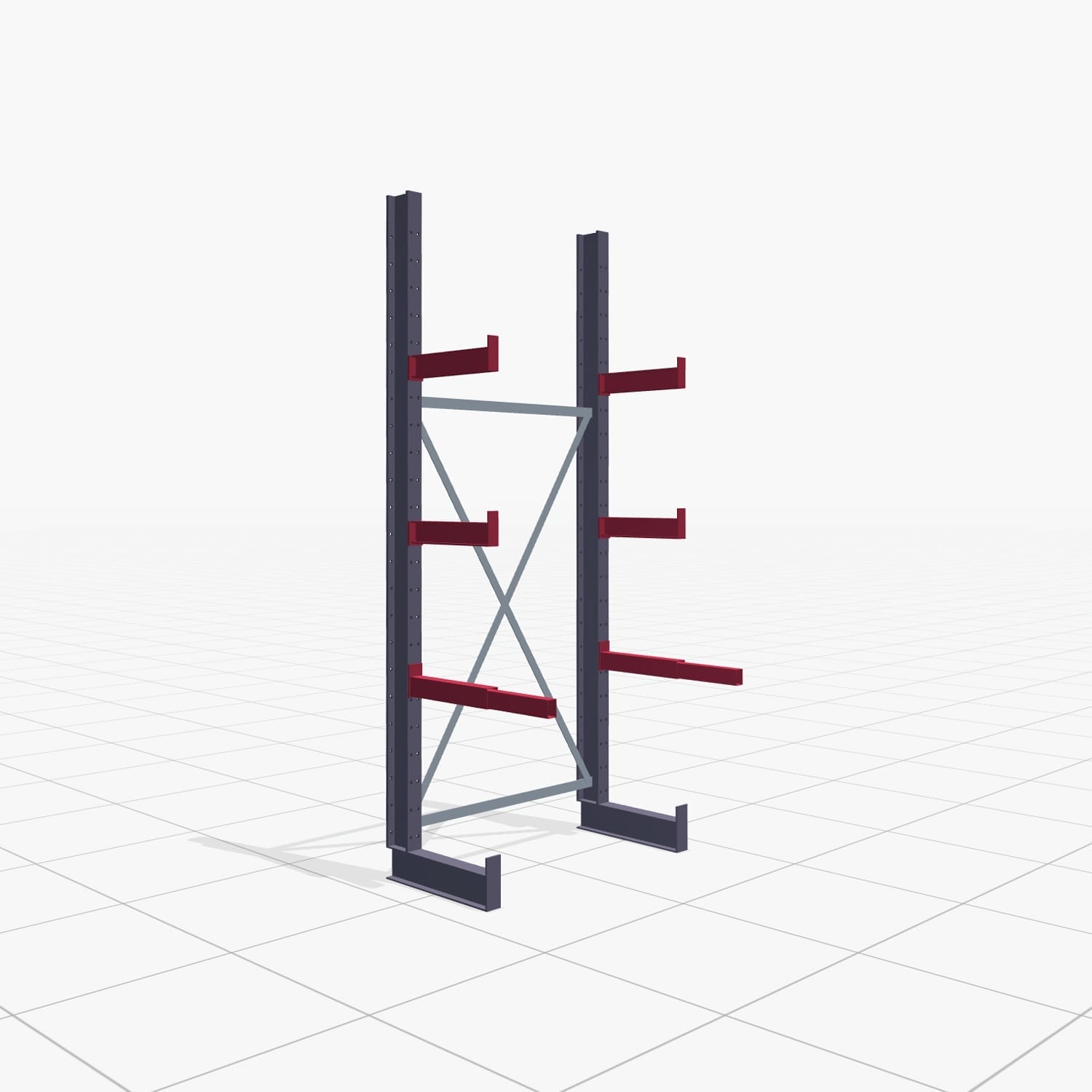 Schrijnwerkersstellingen KHX 3010, eenzijdig gebruik, H: 2.500 mm, B: 1065 mm, 400 mm (1.120 kg)