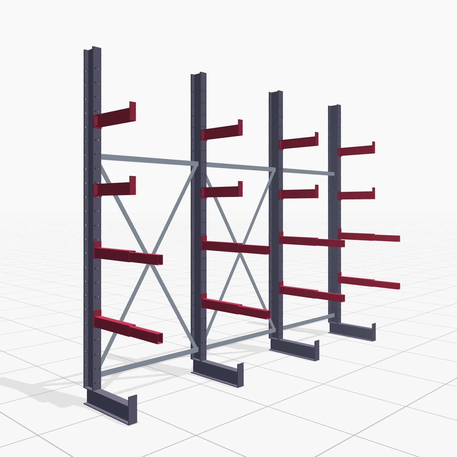 Schrijnwerkersstellingen KHX 3010, eenzijdig gebruik, H: 2.500 mm, B: 3067 mm, 400 mm (1.120 kg)