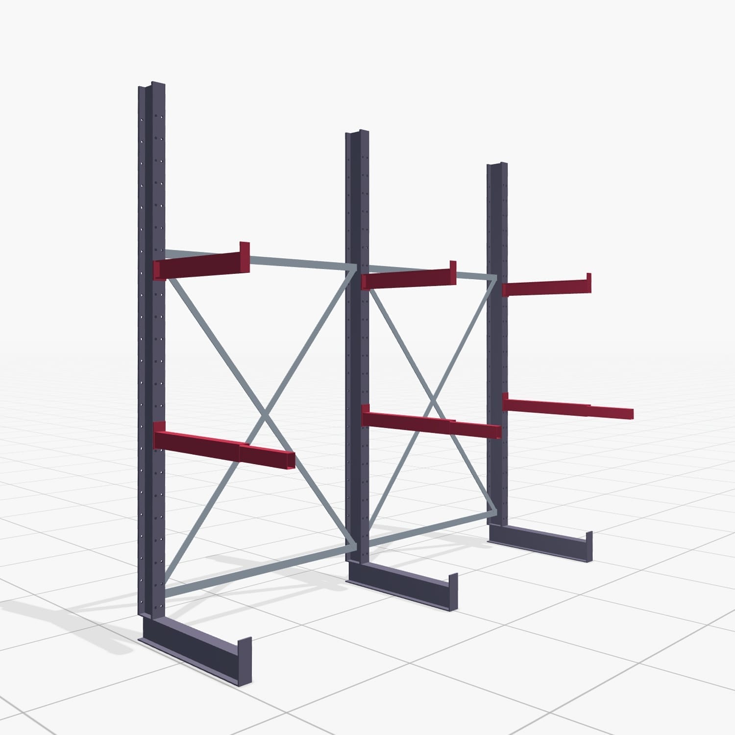 Schrijnwerkersstellingen KHX 3010, eenzijdig gebruik, H: 2.500 mm, B: 2636 mm, 600 mm (750 kg)