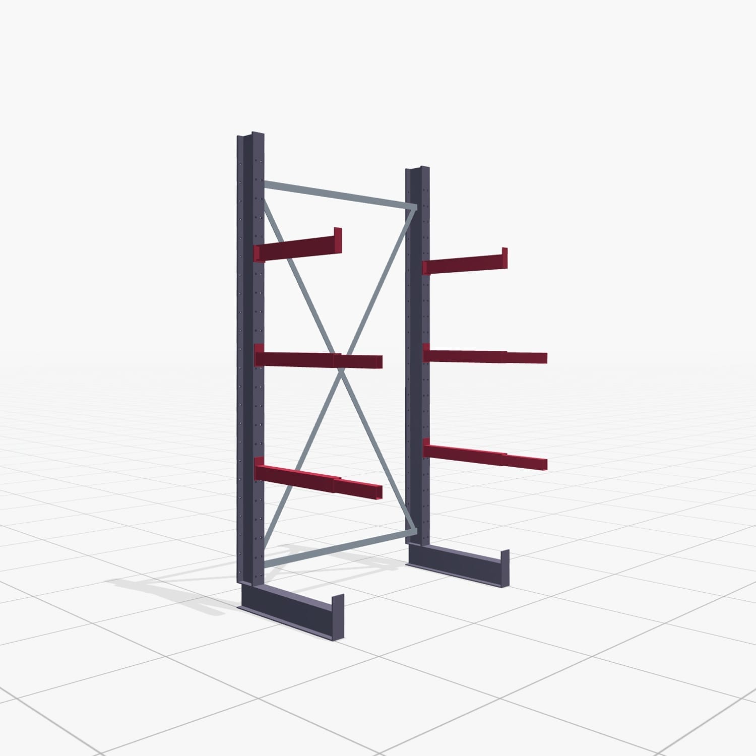 Schrijnwerkersstellingen KHX 3010, eenzijdig gebruik, H: 2.500 mm, B: 1350 mm, 600 mm (750 kg)