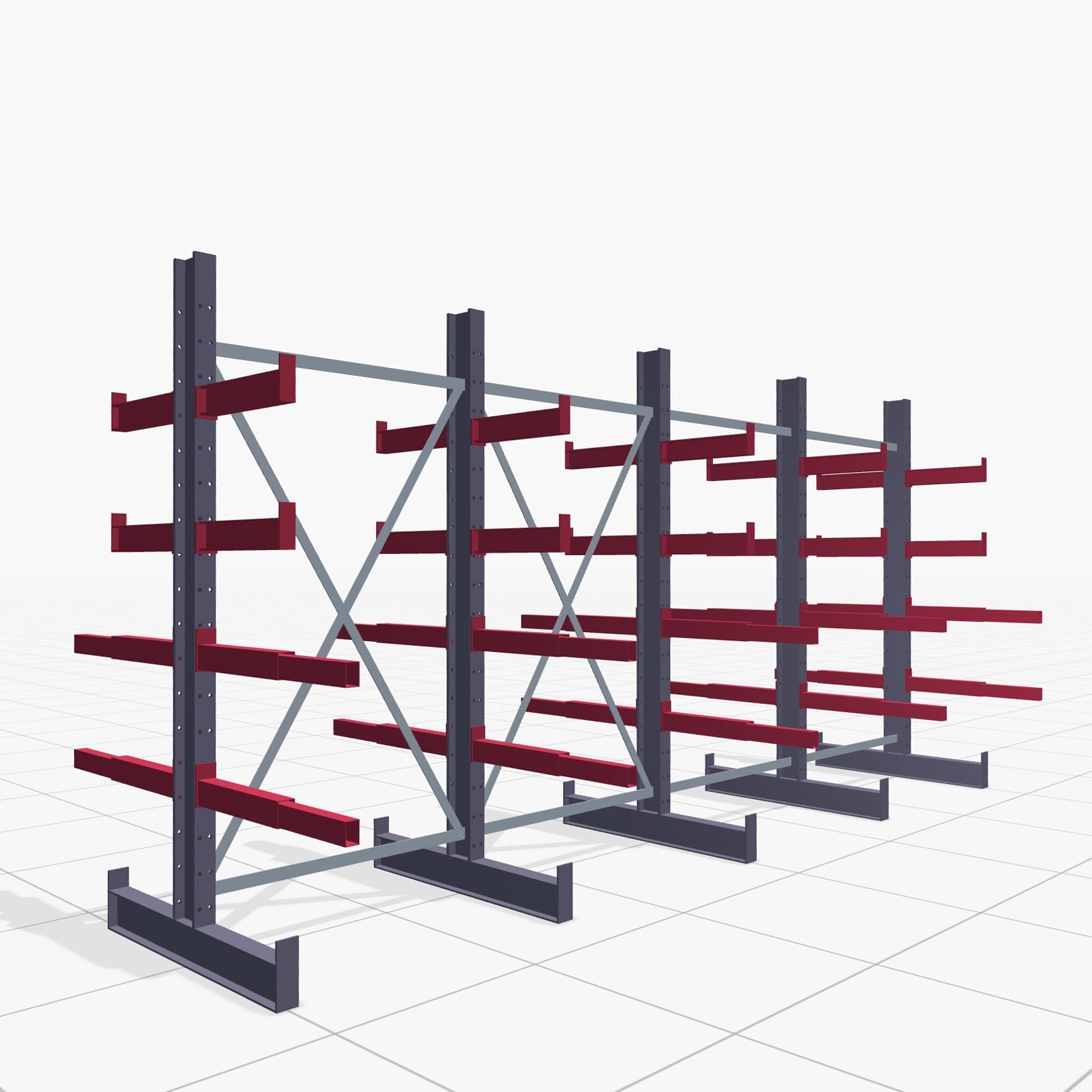 Schrijnwerkersstellingen KHX 3010, tweezijdig gebruik, H: 2.000 mm, B: 4068 mm, 400 mm (1.120 kg)