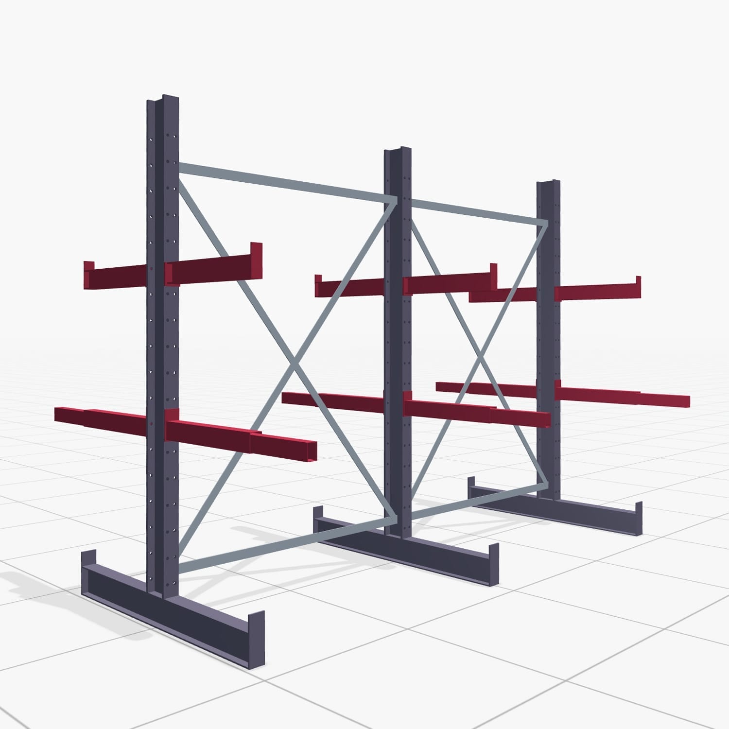 Schrijnwerkersstellingen KHX 3010, tweezijdig gebruik, H: 2.000 mm, B: 2636 mm, 500 mm (900 kg)