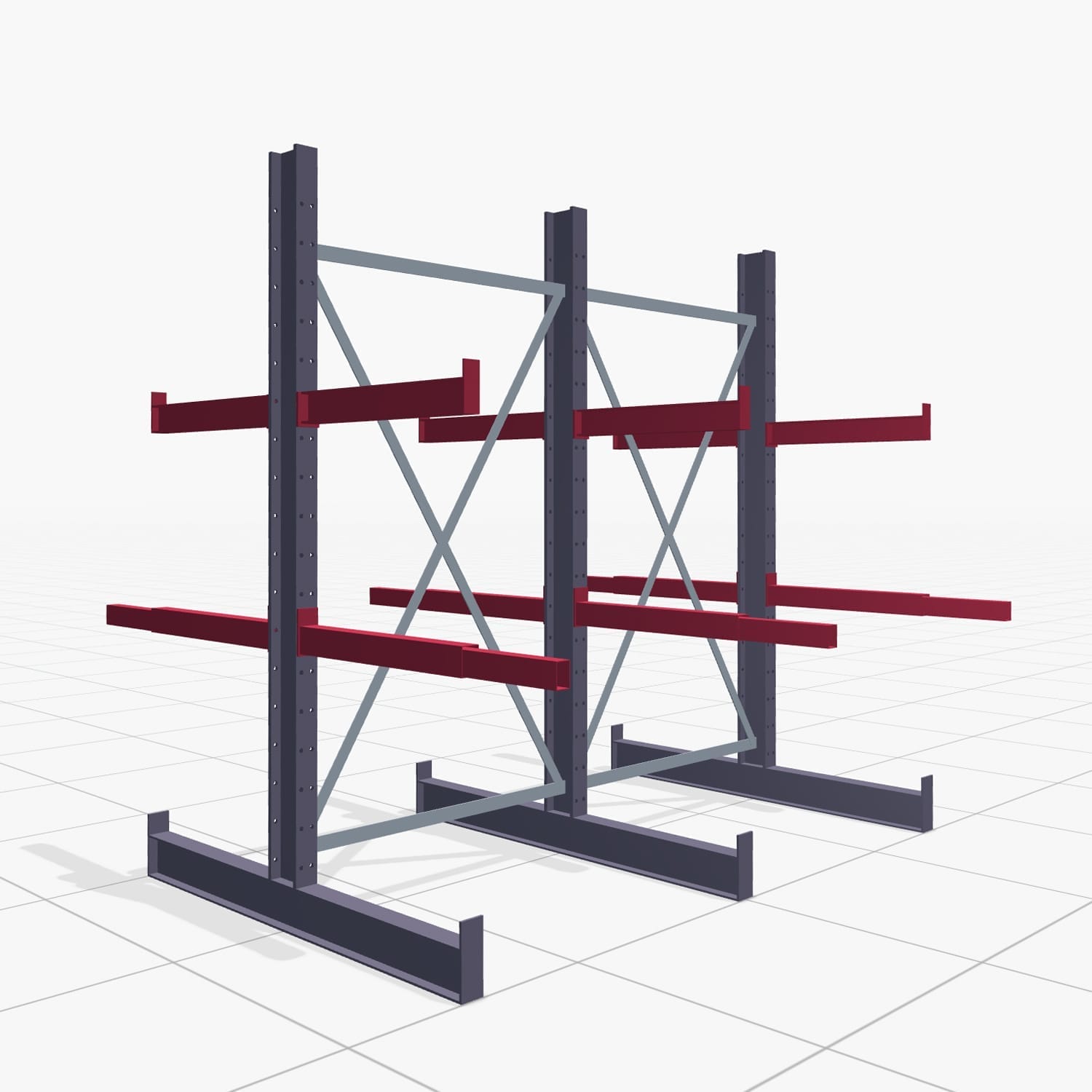 Schrijnwerkersstellingen KHX 3010, tweezijdig gebruik, H: 2.000 mm, B: 2066 mm, 600 mm (750 kg)