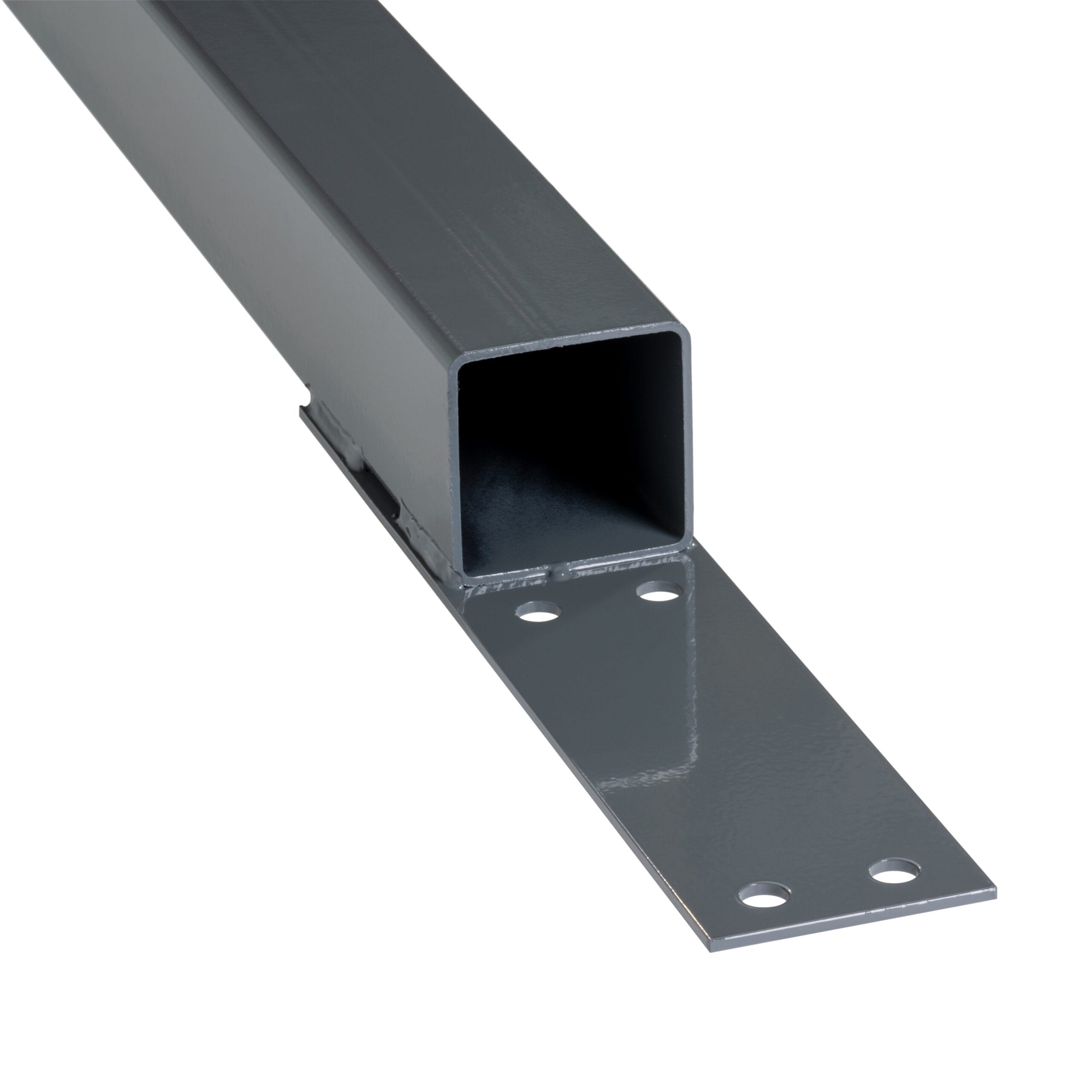 LBX 8000 LBX podiumsteun, S1 steun, QR 100x100x5 mm, kleur RAL 7012 Basaltgrijs