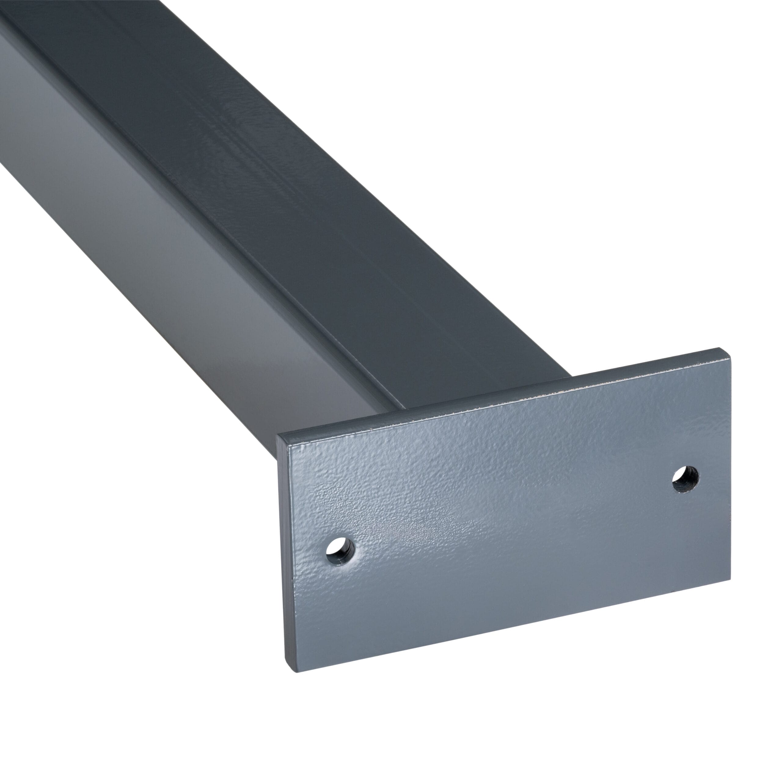 LBX 8000 LBX podiumsteun, S1 steun, QR 100x100x5 mm, kleur RAL 7012 Basaltgrijs