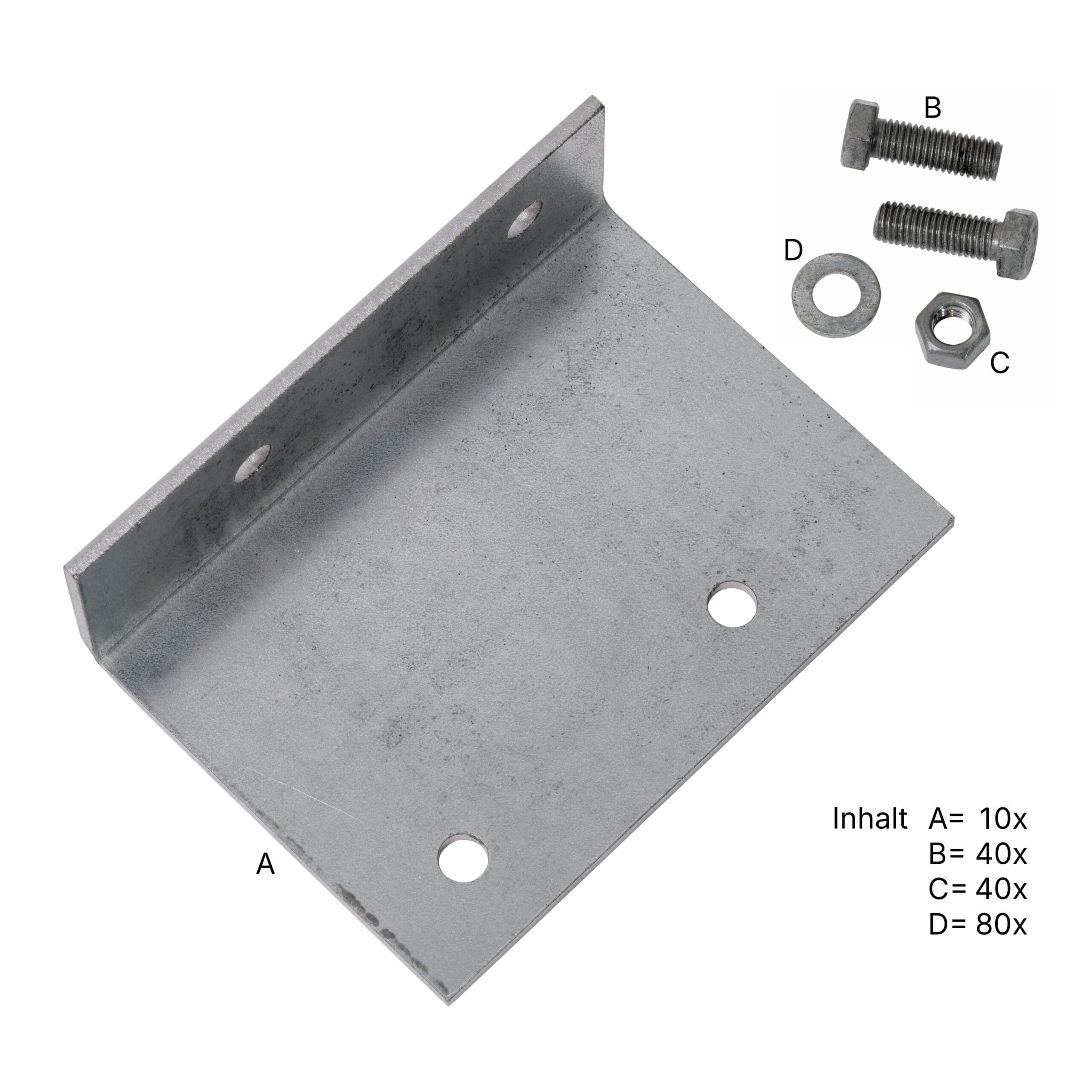 LBX 8000 LBX aansluitwinkel voor 5 gordingen, incl. schroeven, in kartonnen doos