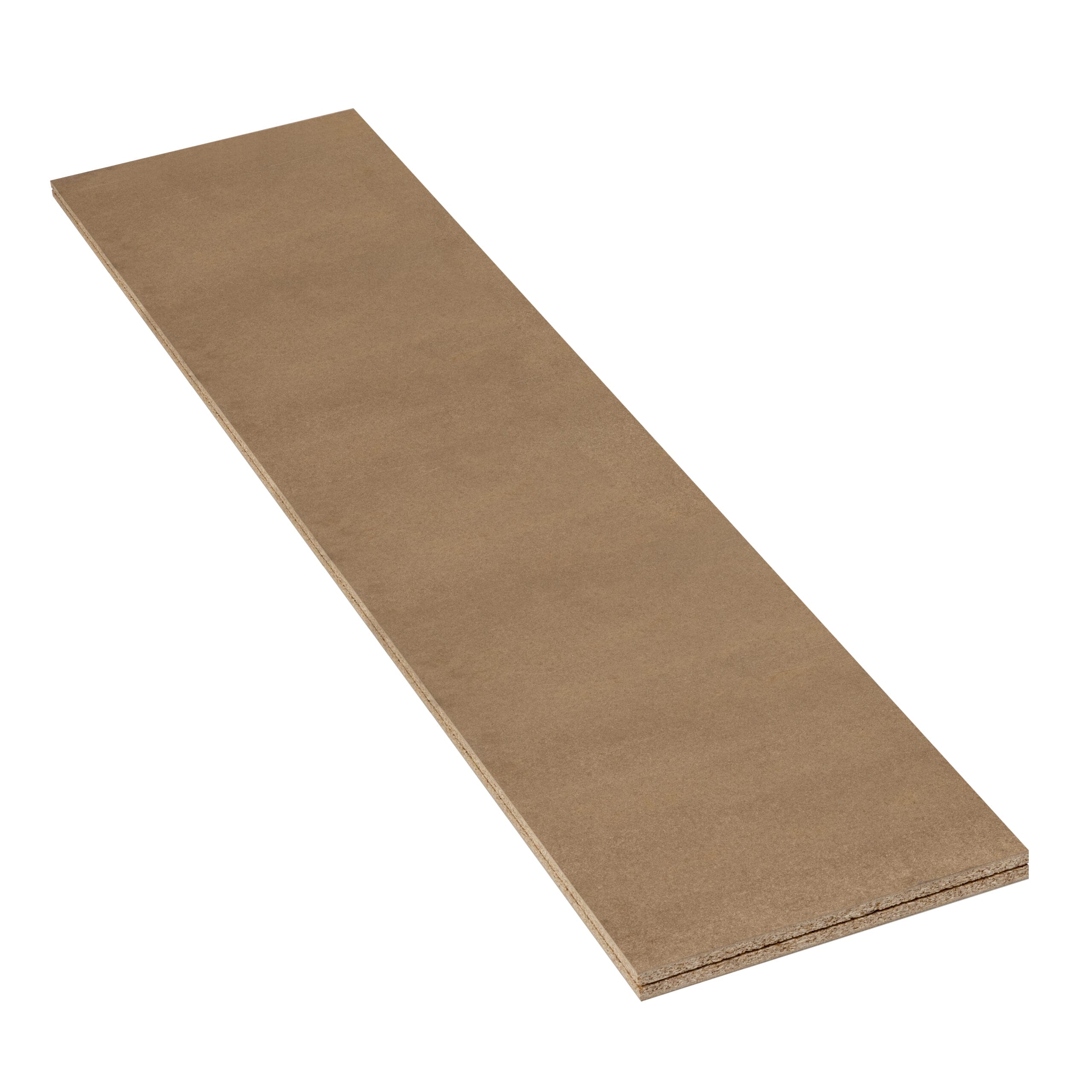 LBX 8000 spaanplaatvloer natuur/wit 2400 x 510 mm, dikte 38 mm, met melaminehars gecoat wit