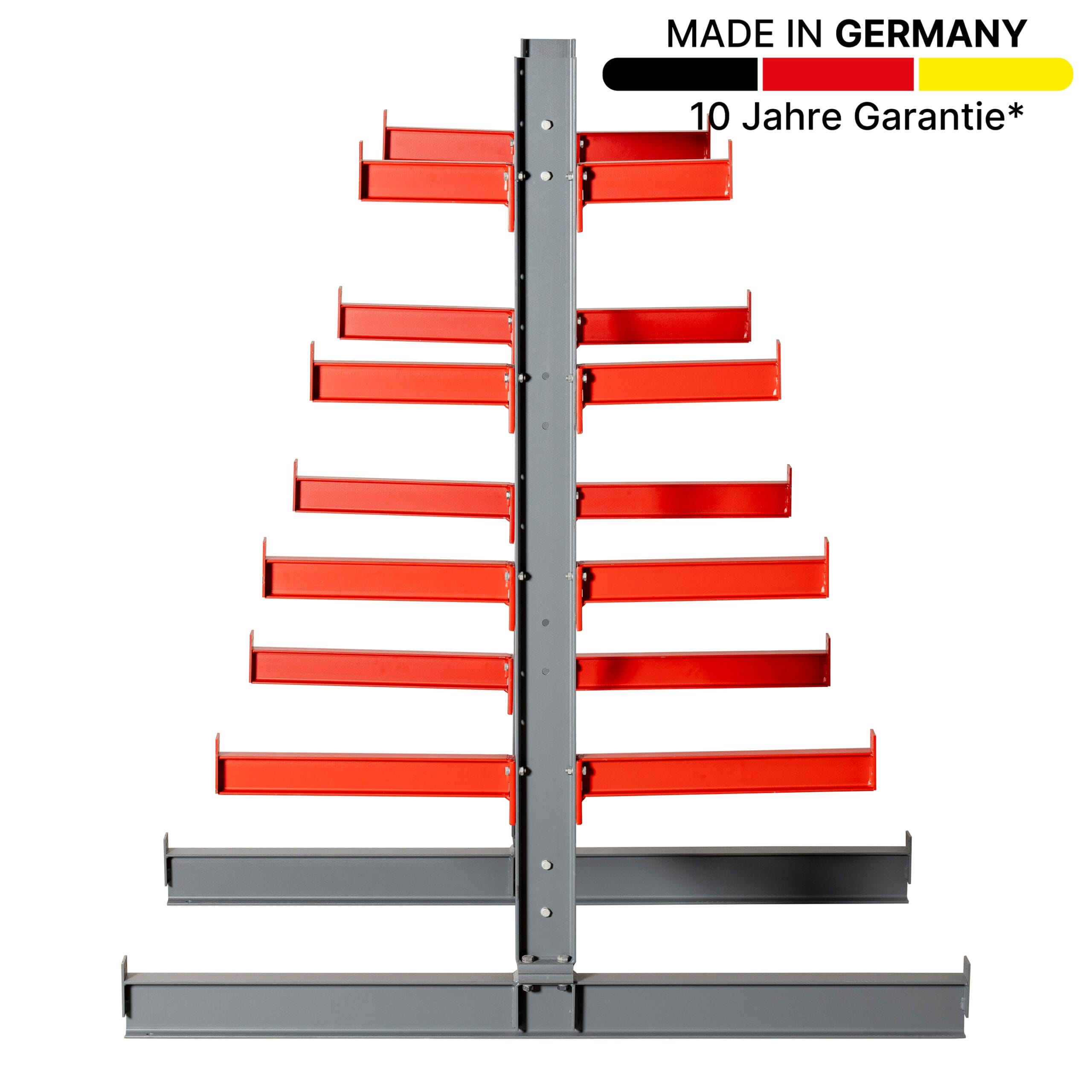 Tannenbaumregal zweiseitig, mit MADE IN GERMANY Sticker