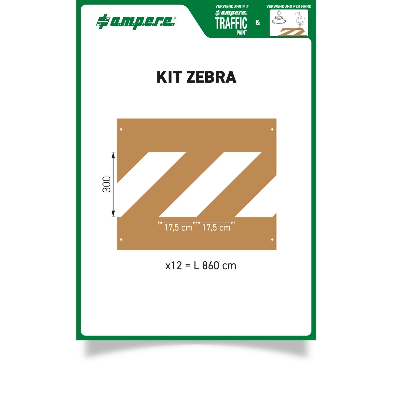 RMX sjablonen KIT Zebra