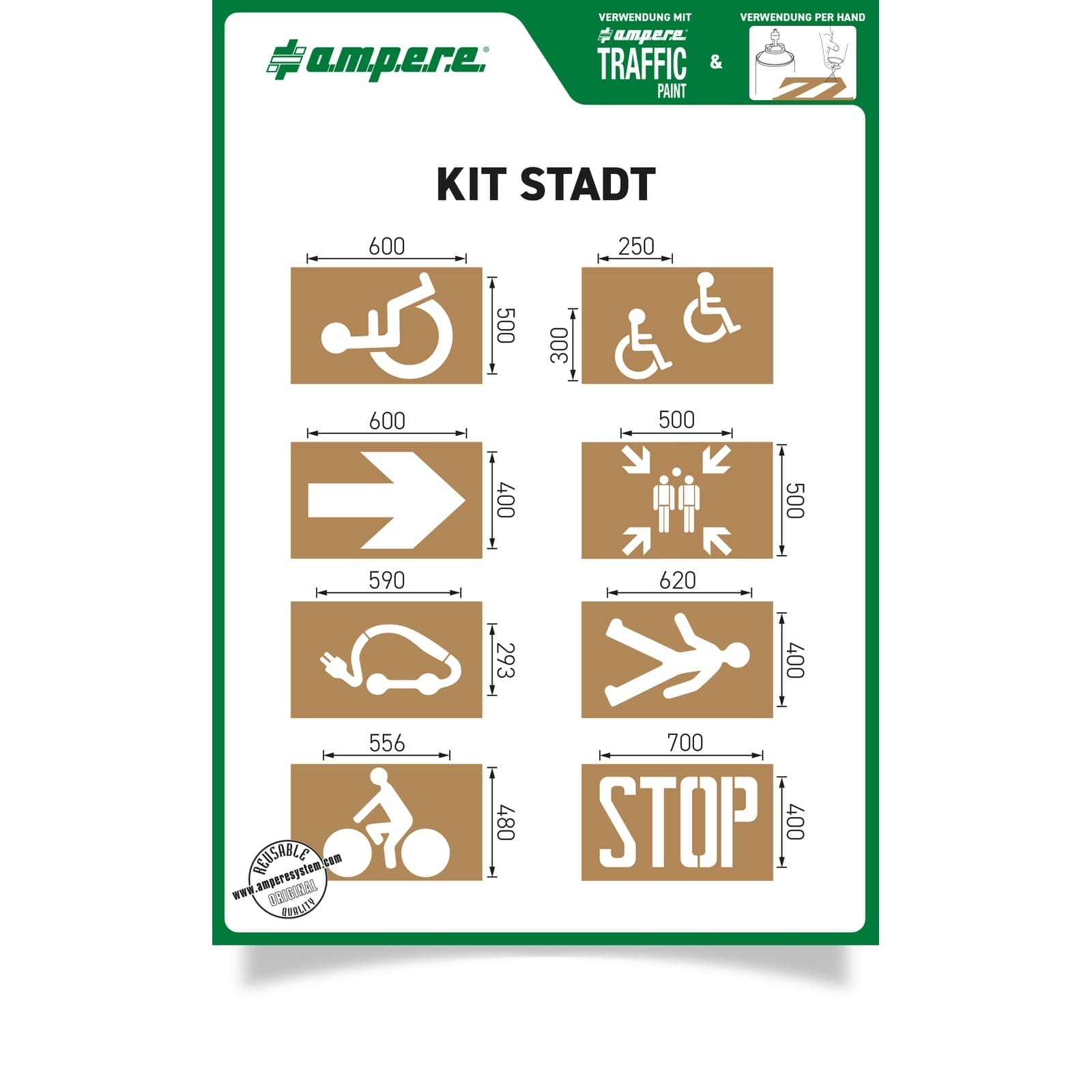RMX sjablonen KIT stad
