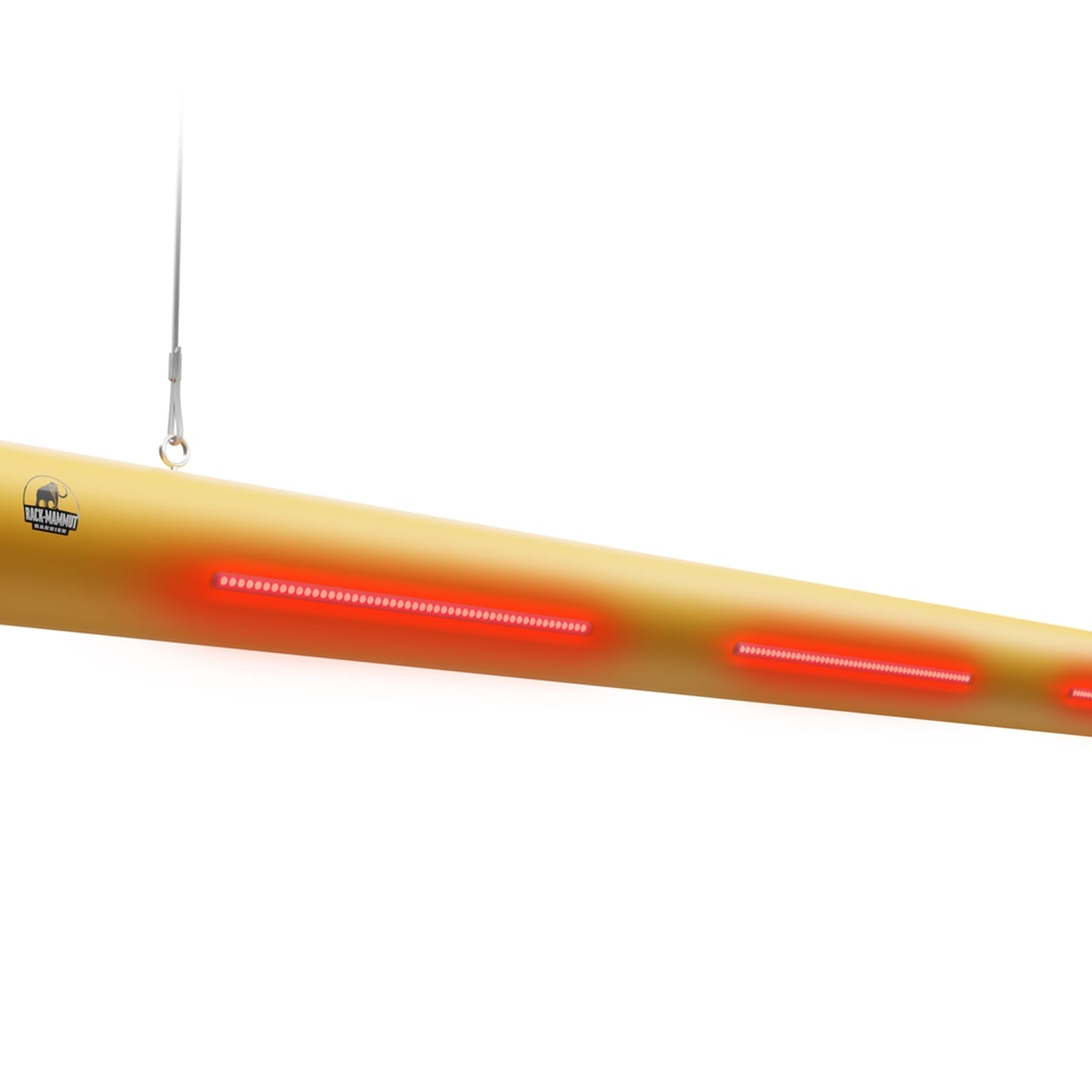 RMX Mammut Alarm hoogtebegrenzer, 2m lengte, geel