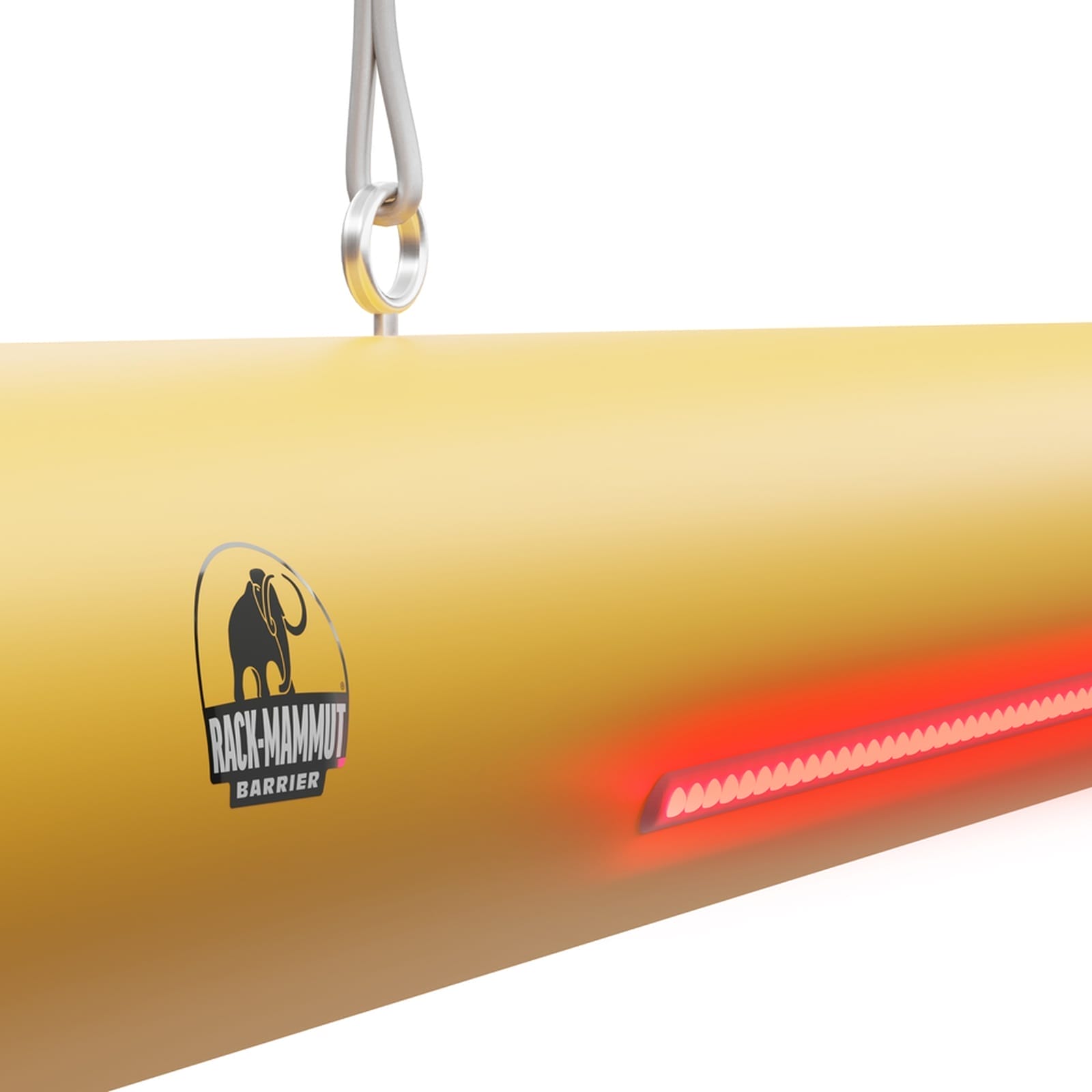 RMX Mammut Alarm hoogtebegrenzer, 2m lengte, geel