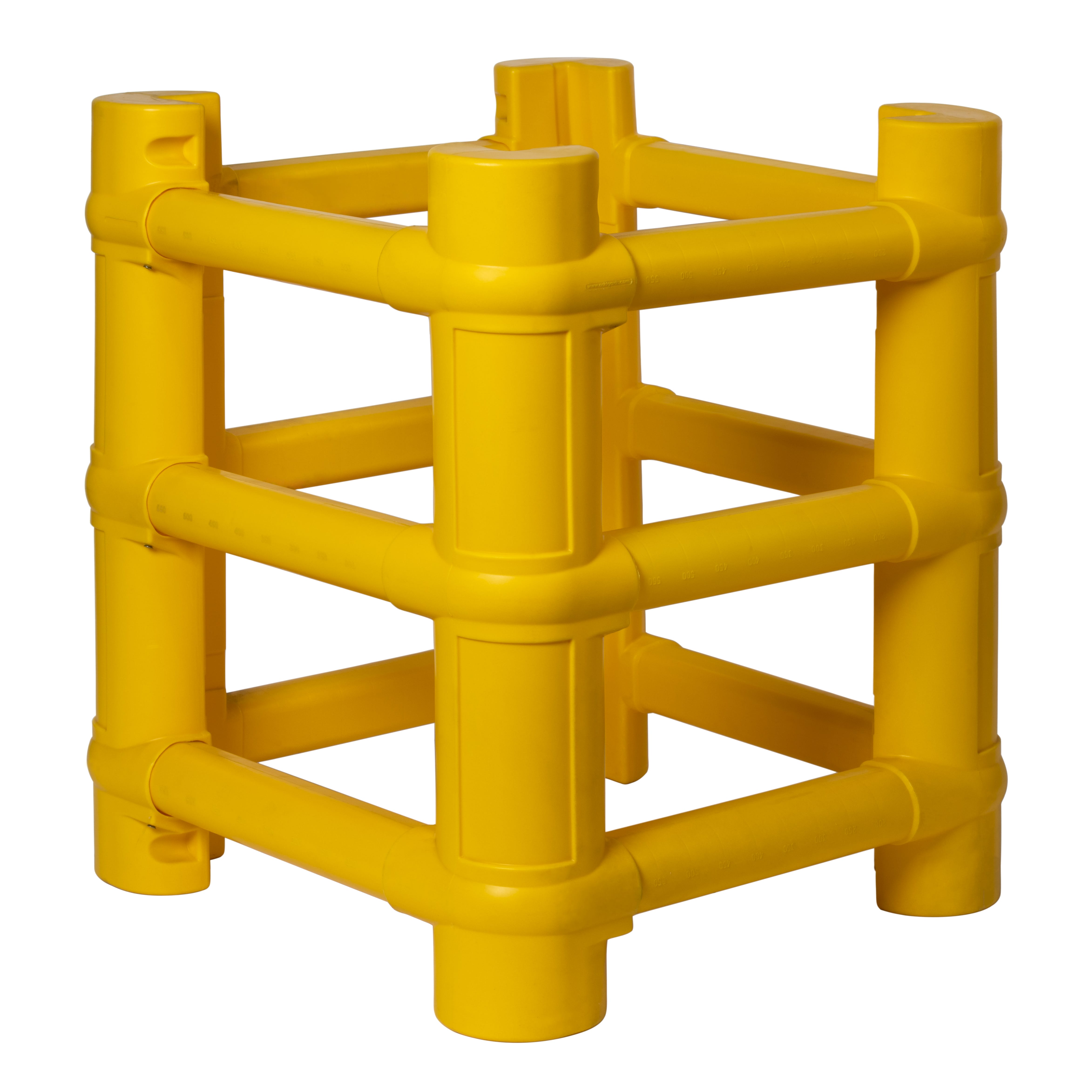 RMX Mammut kolombescherming, H:1.000, kolom 200-700mm, geel