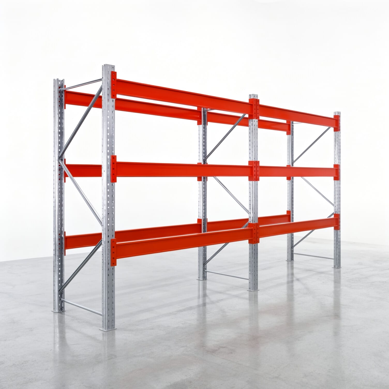 Palletstellingen PRX 1000, Europalette, H: 2.100 mm, B: 3.900 mm, Palletgewicht: 1.500 kg, Palletplaatsen: 16