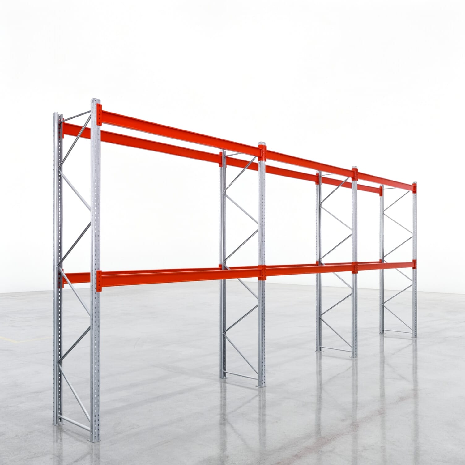 Palletstellingen PRX 1000, Europalette, H: 3.600 mm, B: 8.500 mm, Palletgewicht: 500 kg, Palletplaatsen: 27