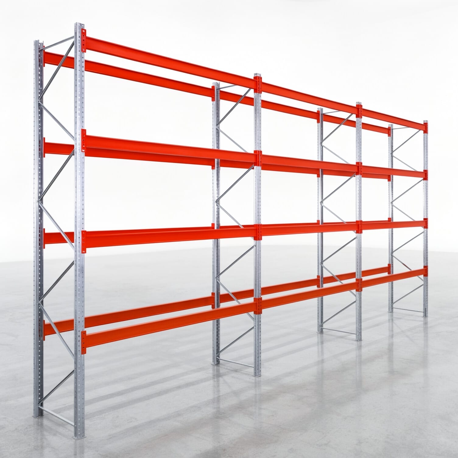 Palletstellingen PRX 1000, Europalette, H: 4.100 mm, B: 8.500 mm, Palletgewicht: 1.000 kg, Palletplaatsen: 45