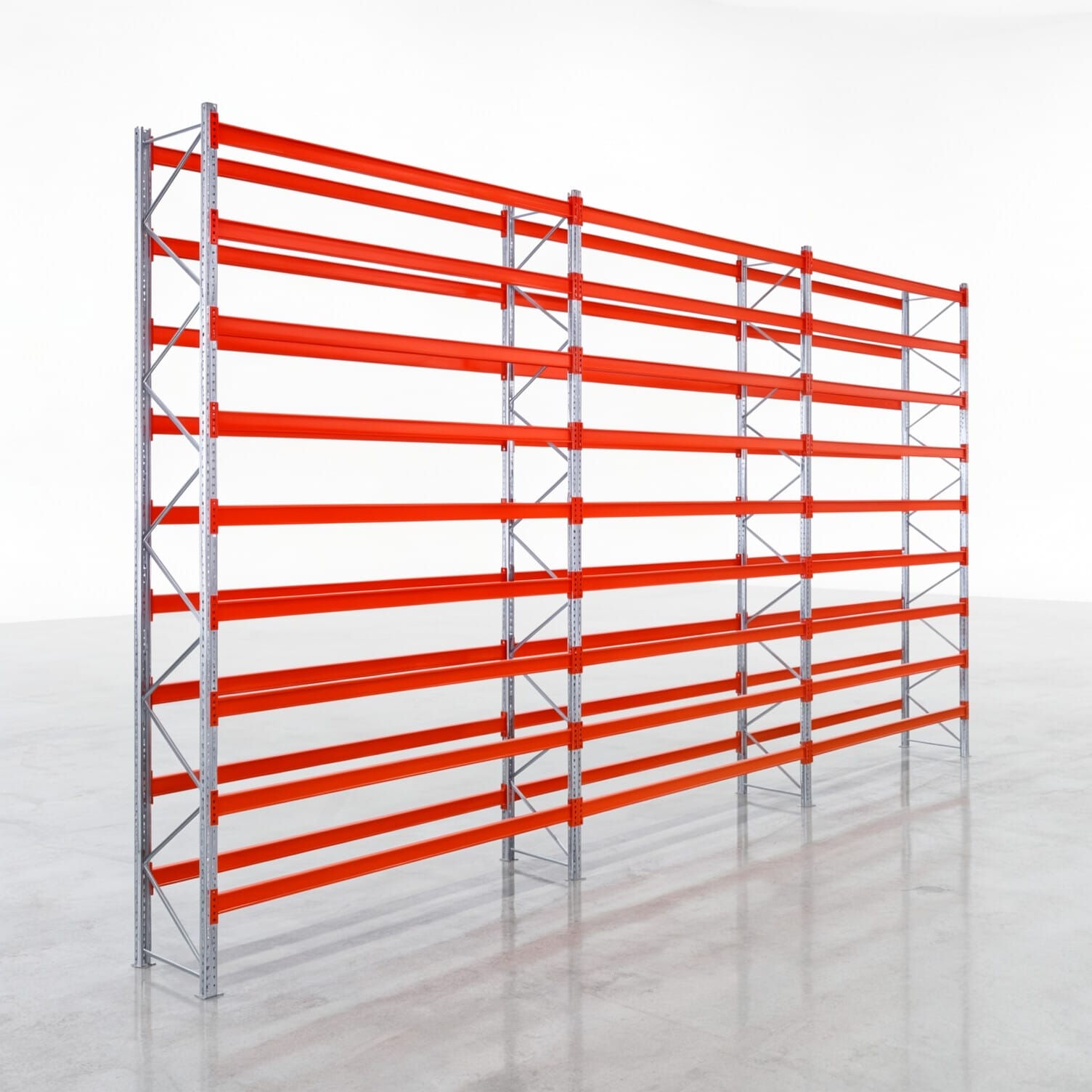 Palletstellingen PRX 1000, Industriepalette, H: 5.600 mm, B: 8.500 mm, Palletgewicht: 750 kg, Palletplaatsen: 27