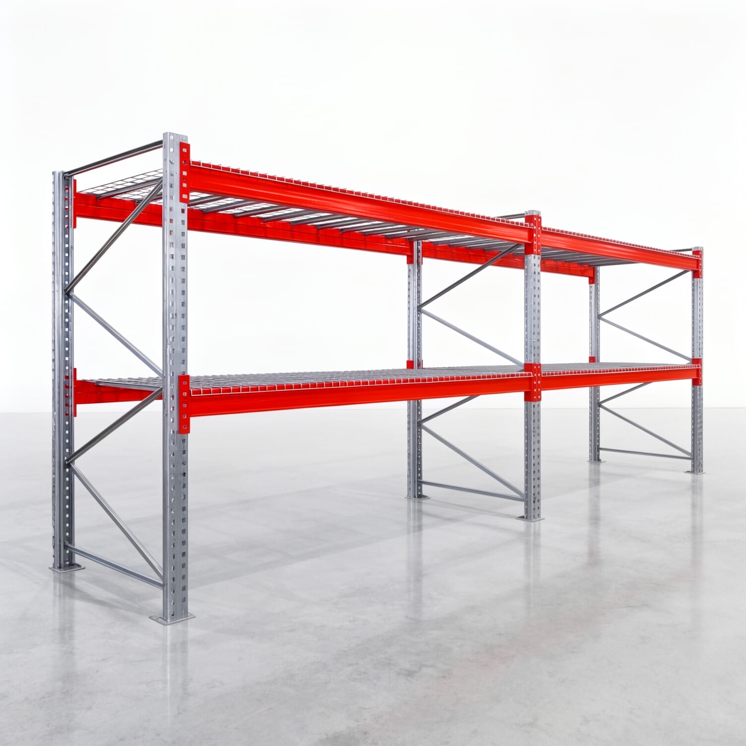 Palletstellingen PRX 1000, Europalette, H: 2.100 mm, B: 5.700 mm, Palletgewicht: 500 kg, Palletplaatsen: 18