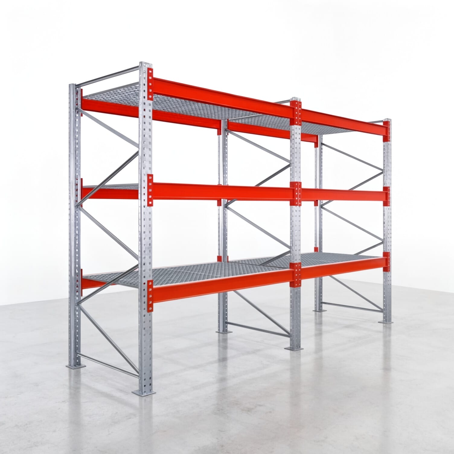 Palletstellingen PRX 1000, Europalette, H: 2.600 mm, B: 3.900 mm, Palletgewicht: 1.000 kg, Palletplaatsen: 16