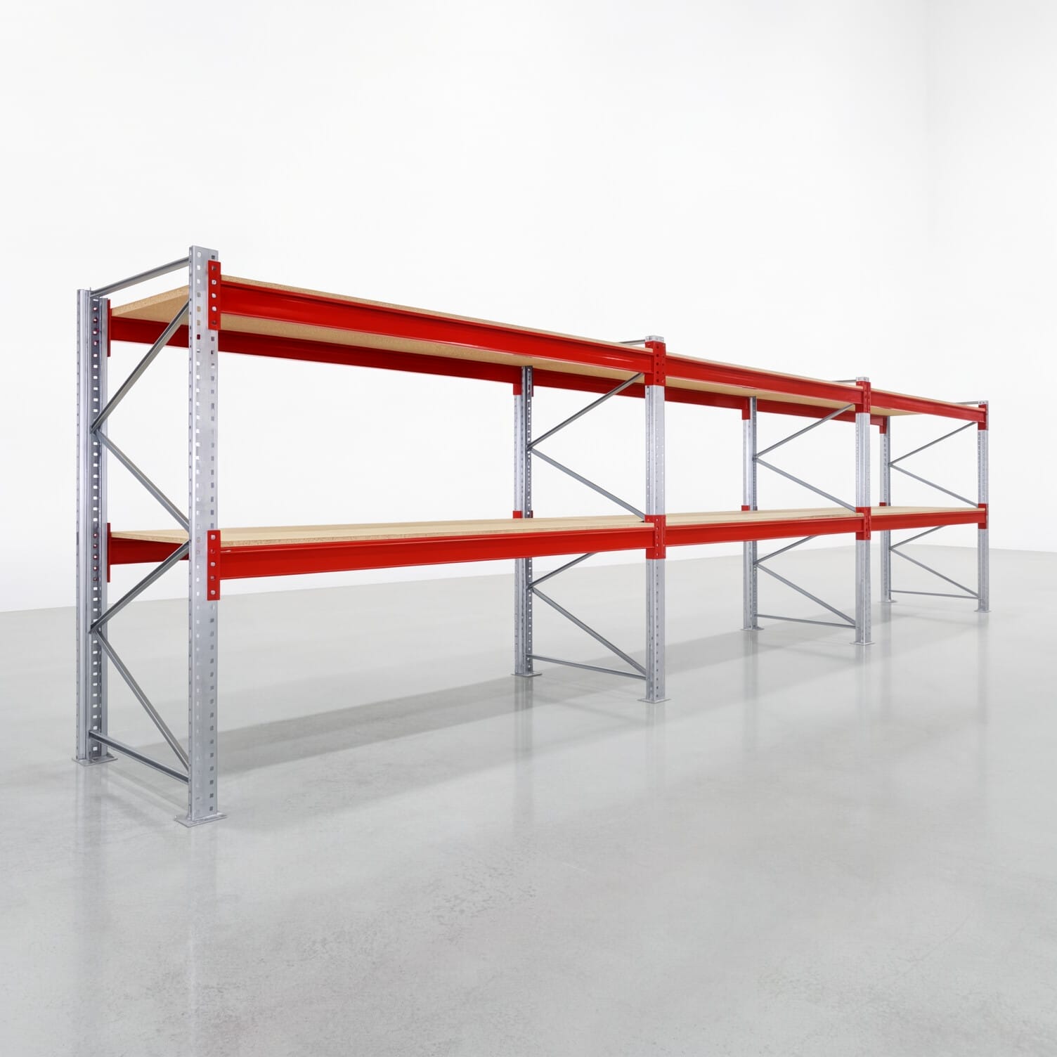 Palletstellingen PRX 1000, Europalette, H: 2.100 mm, B: 8.500 mm, Palletgewicht: 500 kg, Palletplaatsen: 27