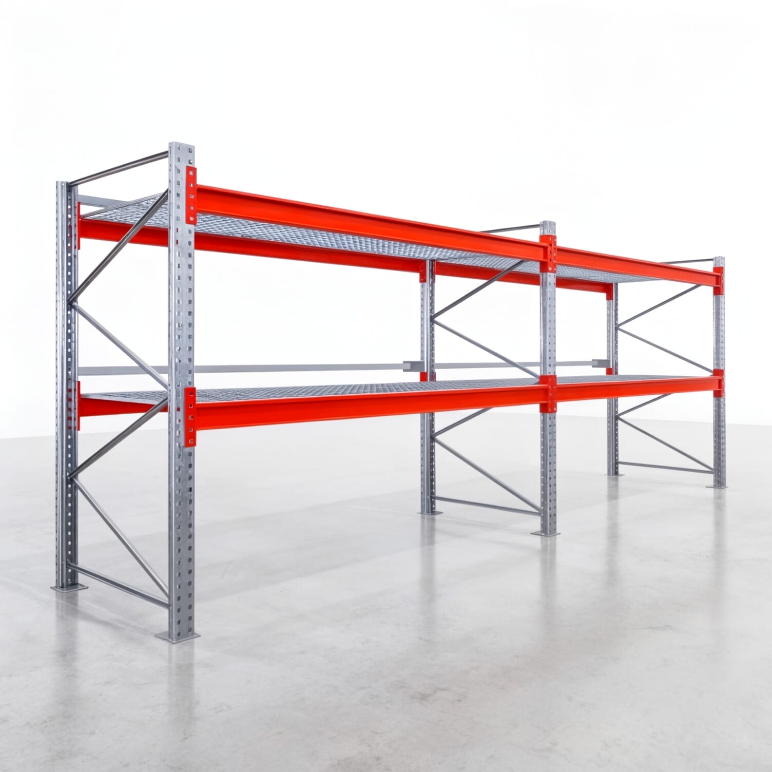 Palletstellingen PRX 1000, Europalette, H: 2.100 mm, B: 5.700 mm, Palletgewicht: 500 kg, Palletplaatsen: 18