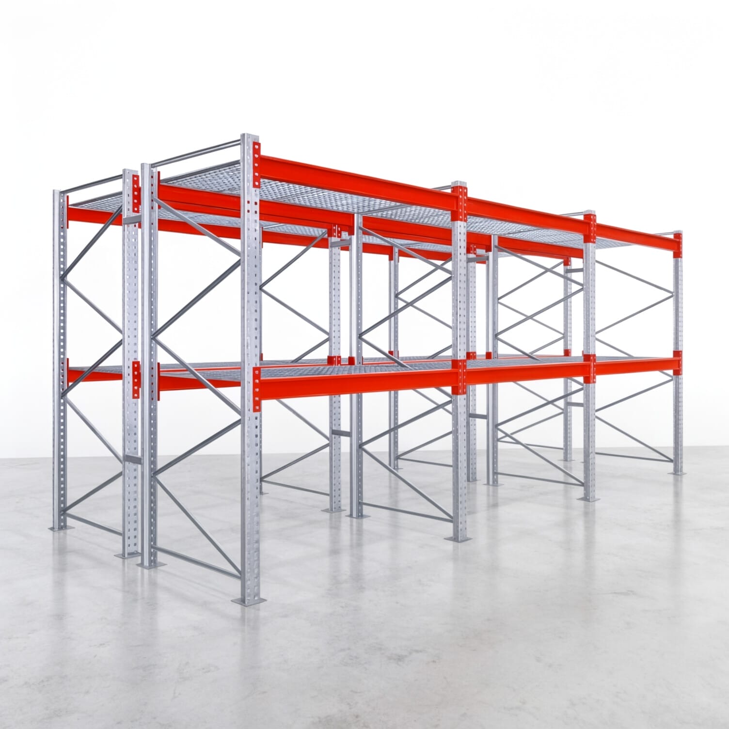 Palletstellingen PRX 1000, Europalette, H: 2.600 mm, B: 5.800 mm, Palletgewicht: 500 kg, Palletplaatsen: 18