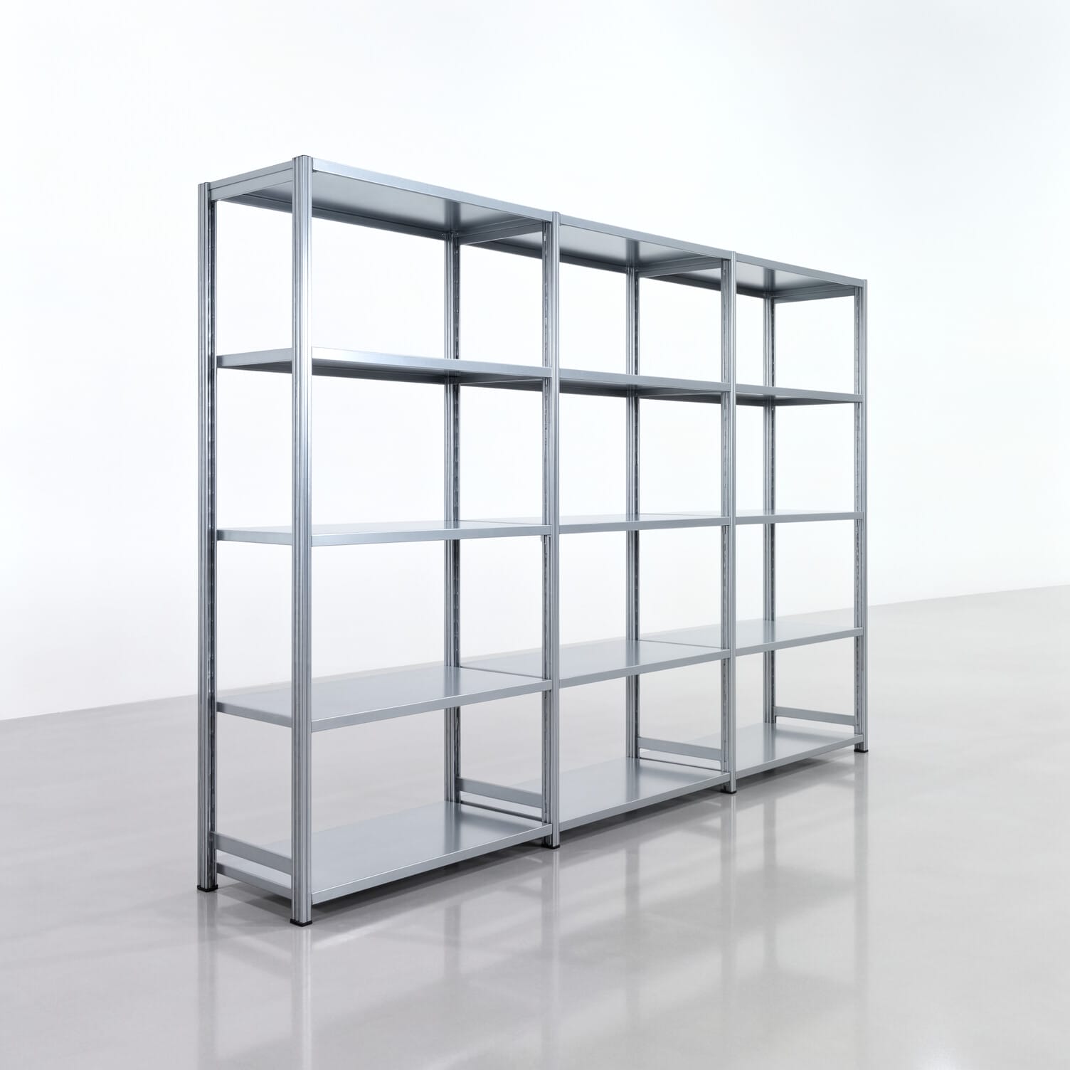 Legbordstelling FBX 4000, H: 2.000 mm, B: 3.023 mm mm, T: 500 mm, Niveaus: 5