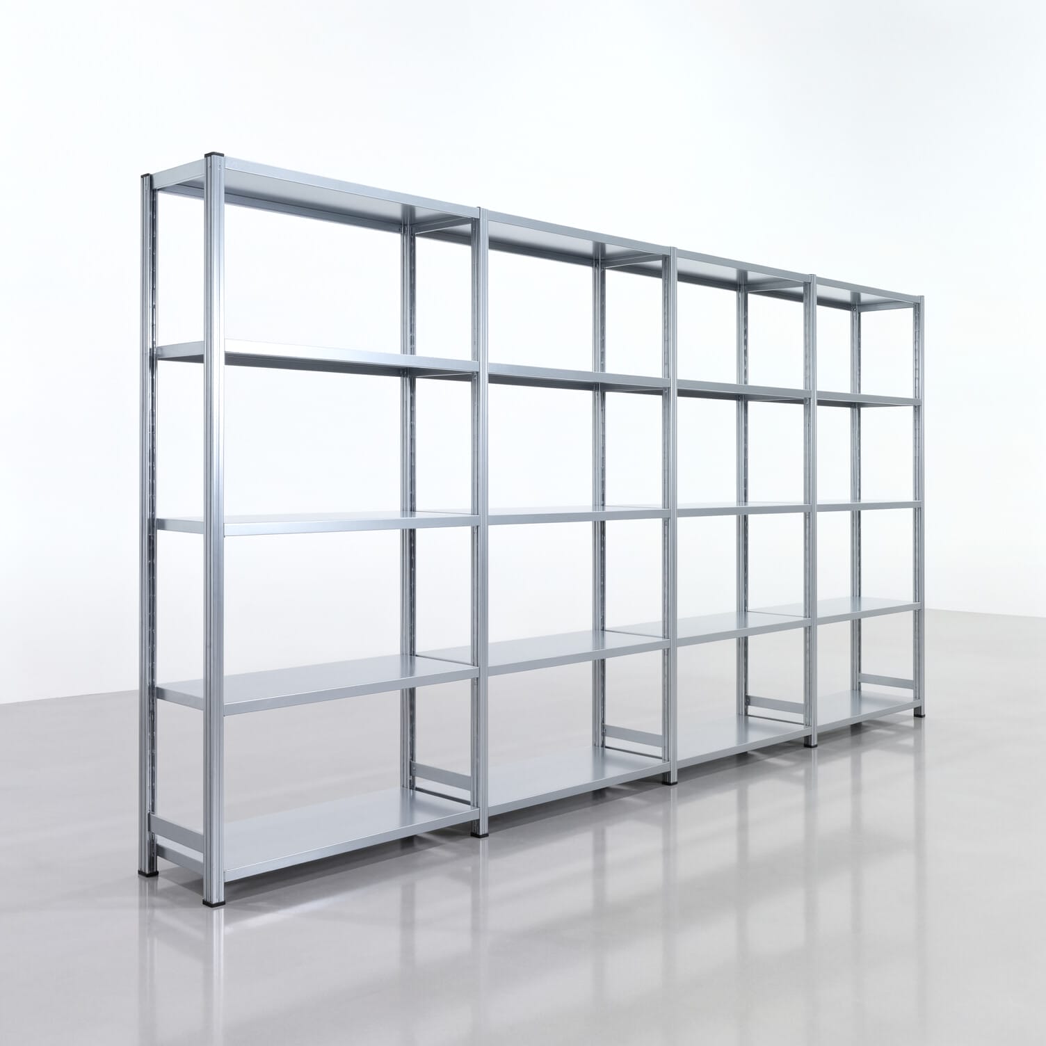 Legbordstelling FBX 4000, H: 2.000 mm, B: 4.020 mm mm, T: 400 mm, Niveaus: 5