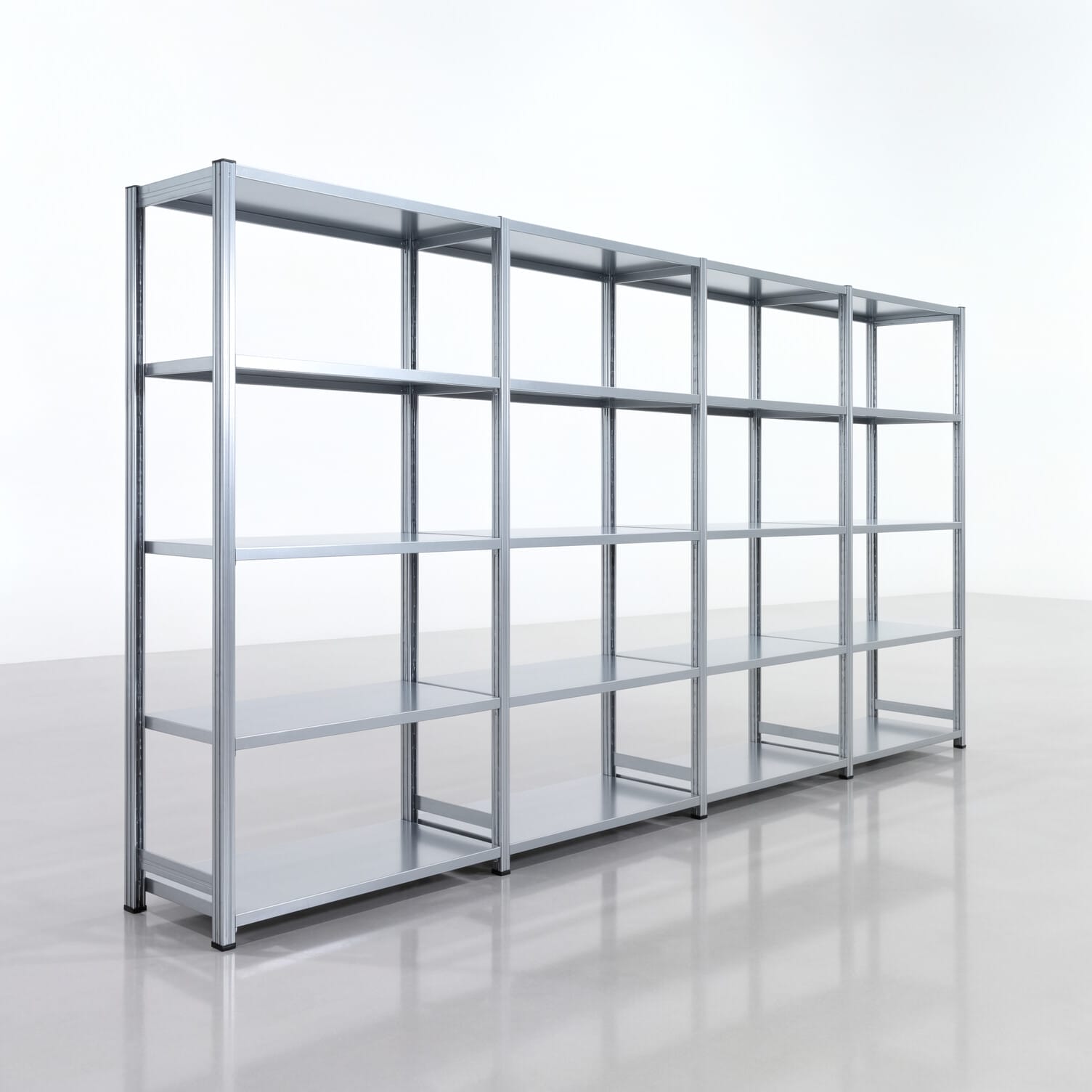 Legbordstelling FBX 4000, H: 2.000 mm, B: 4.020 mm mm, T: 500 mm, Niveaus: 5