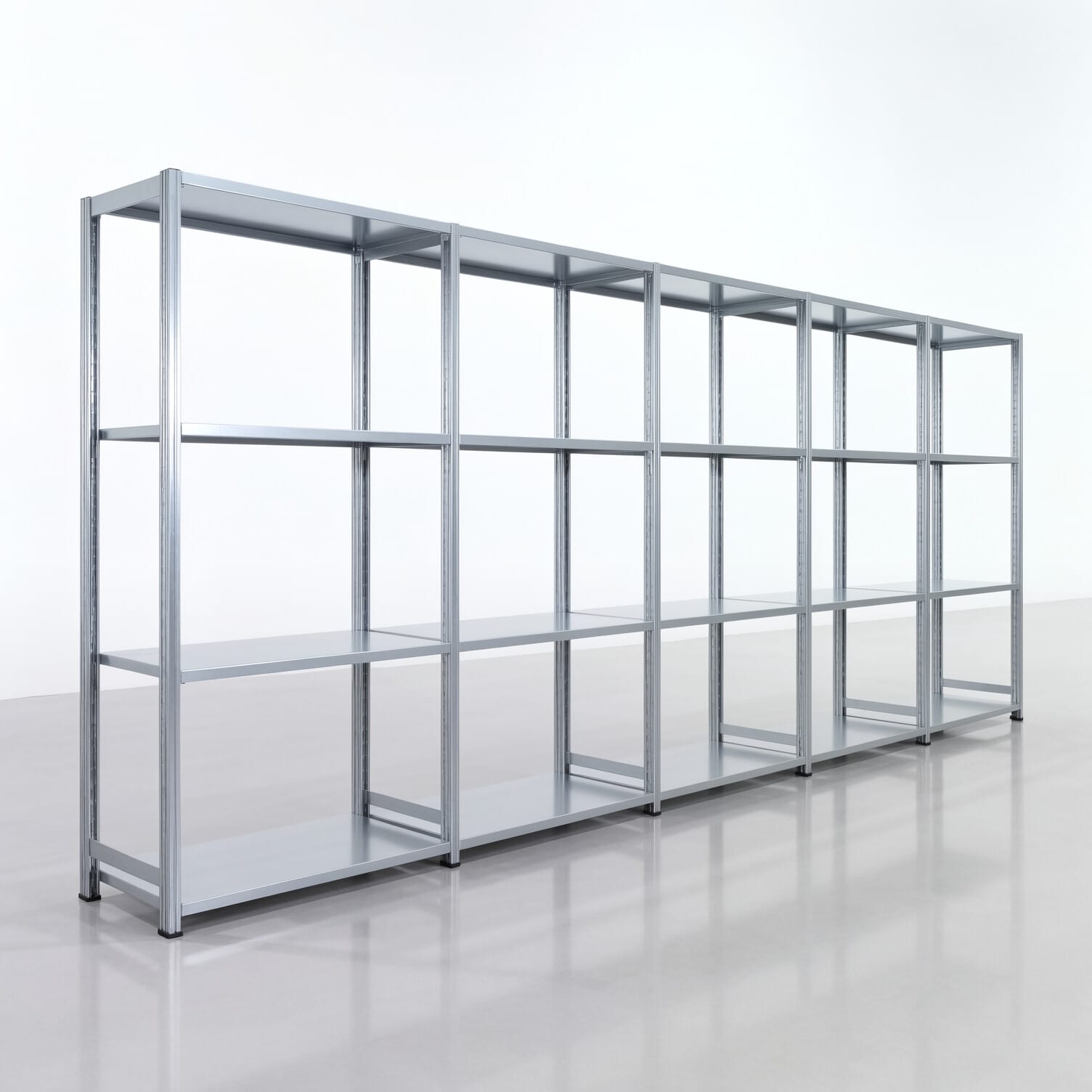 Legbordstelling FBX 4000, H: 2.000 mm, B: 5.017 mm mm, T: 500 mm, Niveaus: 4