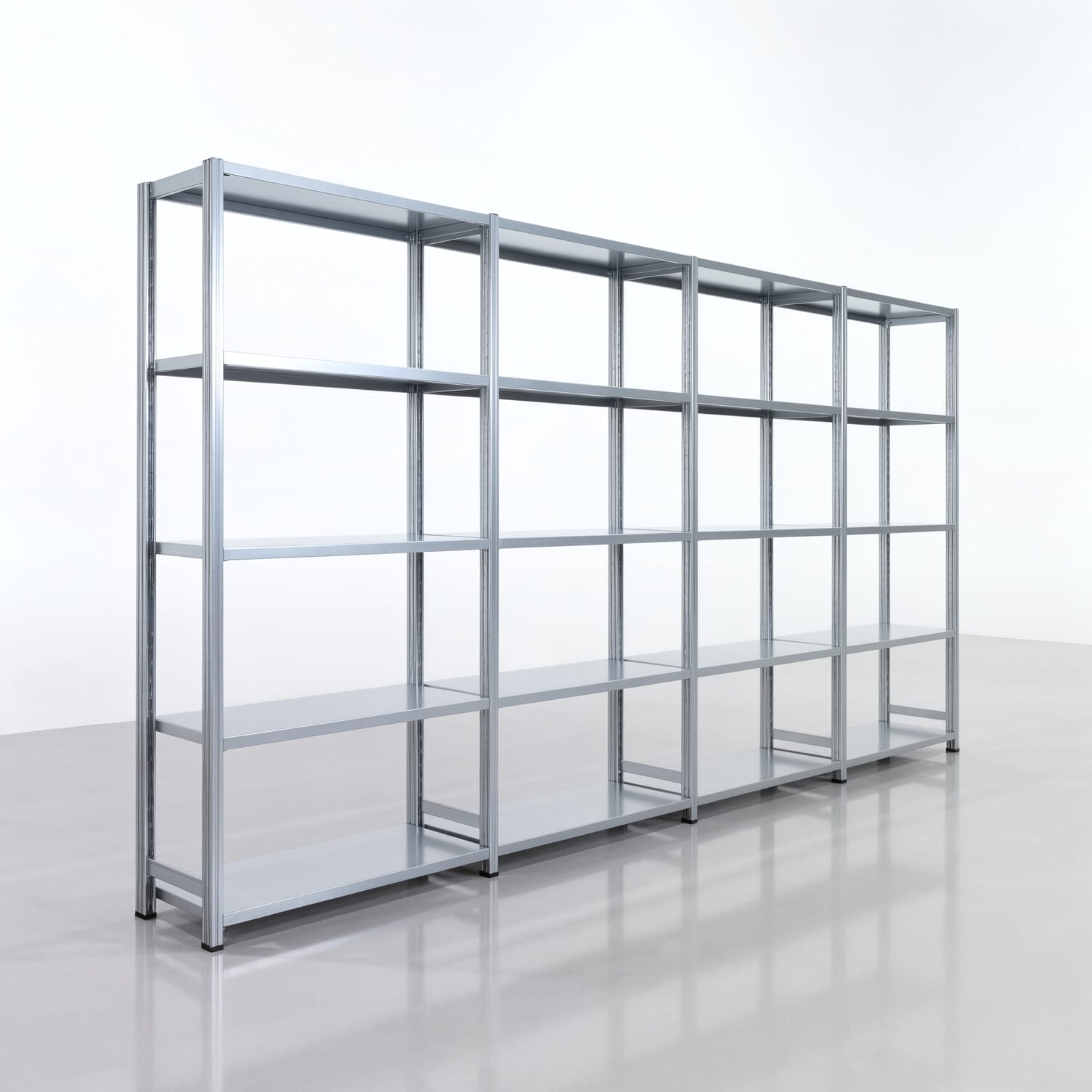 Legbordstelling FBX 4000, H: 2.000 mm, B: 4.020 mm mm, T: 400 mm, Niveaus: 5