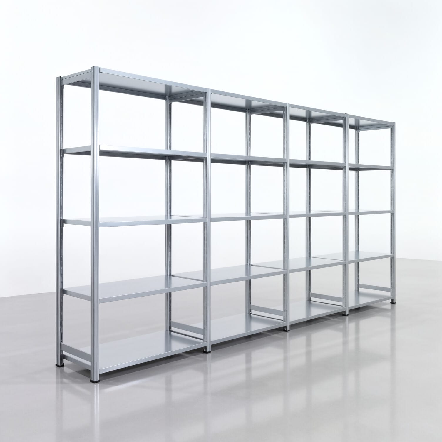 Legbordstelling FBX 4000, H: 2.000 mm, B: 4.020 mm mm, T: 500 mm, Niveaus: 5