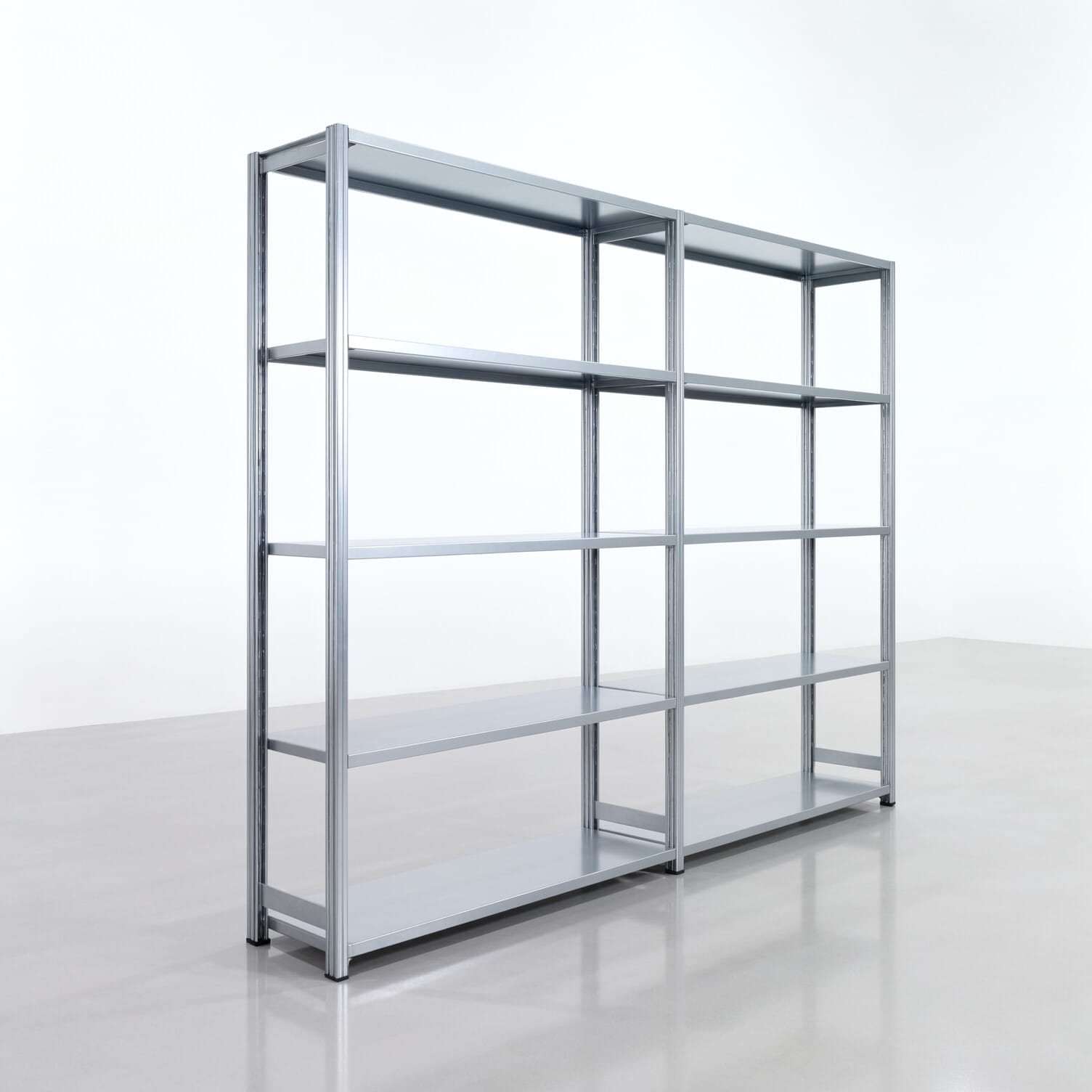 Legbordstelling FBX 4000, H: 2.000 mm, B: 2.626 mm mm, T: 400 mm, Niveaus: 5