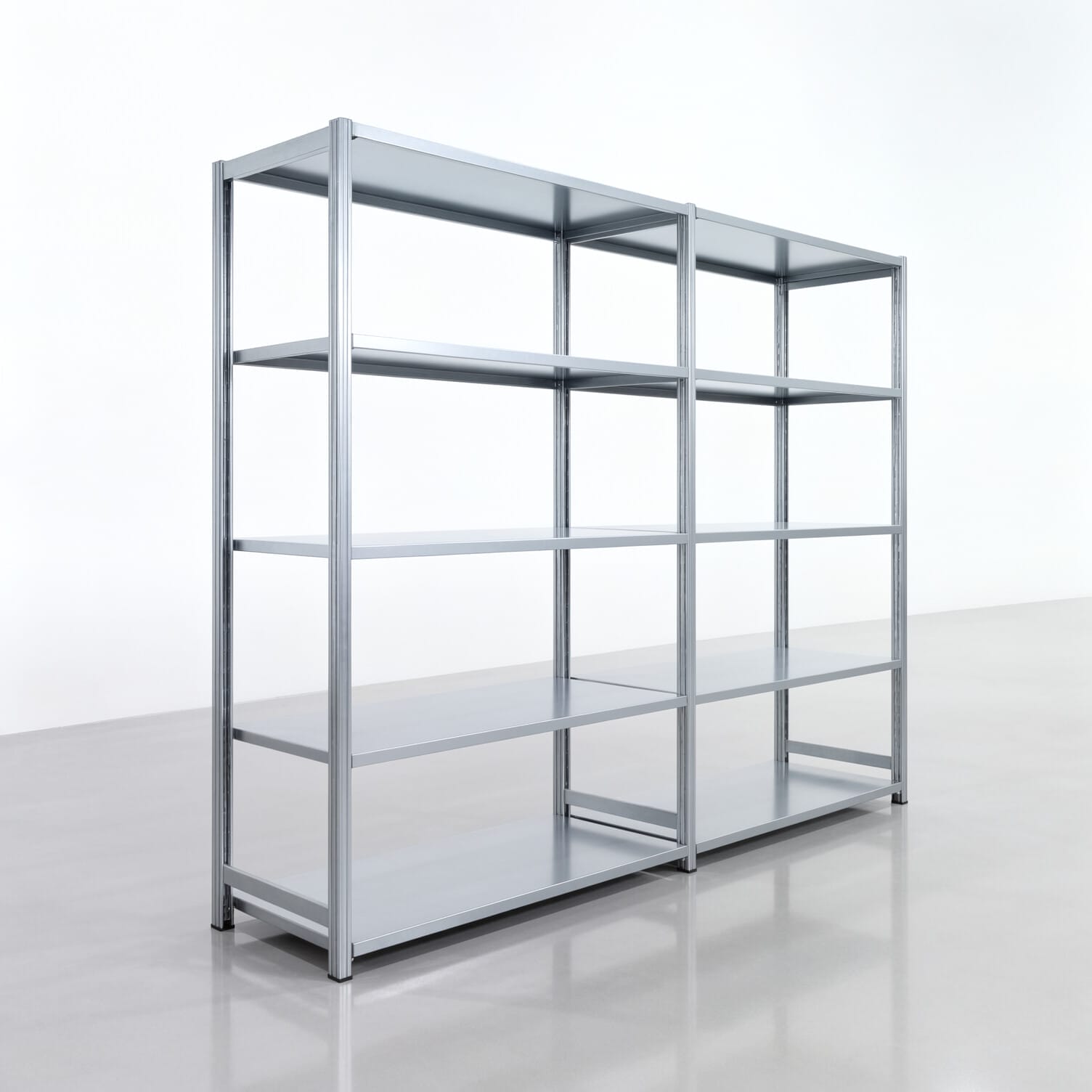 Legbordstelling FBX 4000, H: 2.000 mm, B: 2.626 mm mm, T: 600 mm, Niveaus: 5