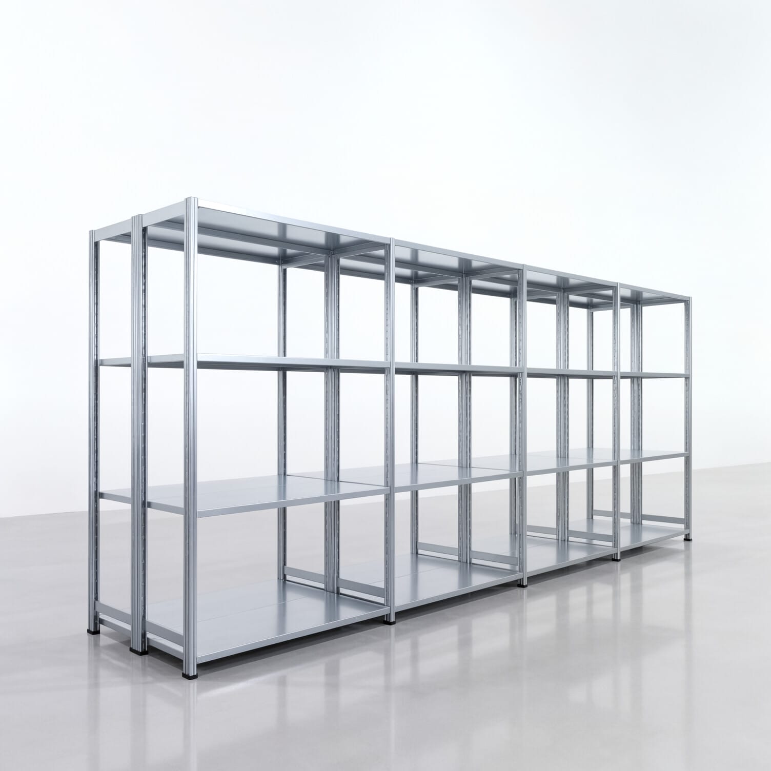 Legbordstelling FBX 4000, H: 2.000 mm, B: 4.820 mm mm, T: 500 mm, Niveaus: 4