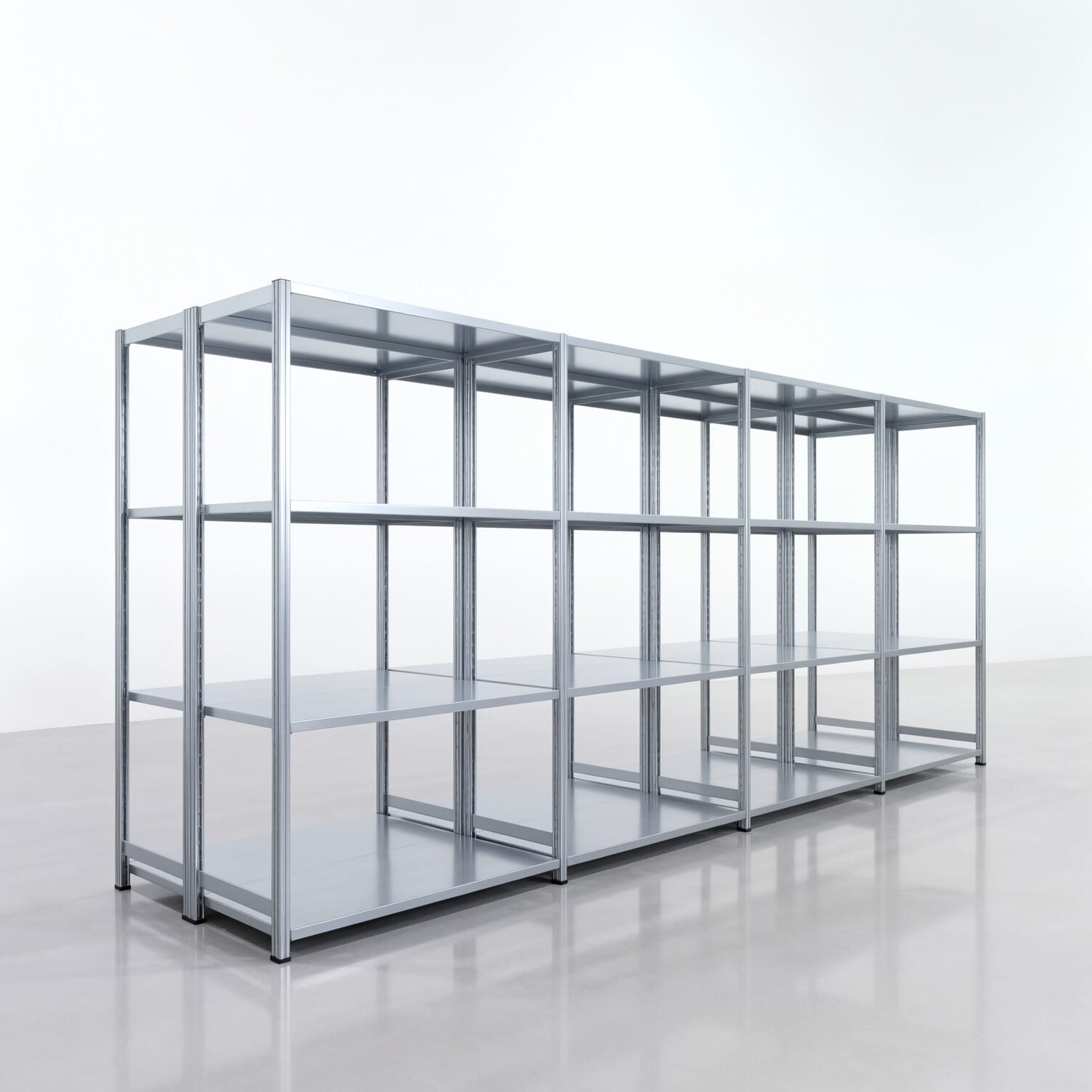 Legbordstelling FBX 4000, H: 2.000 mm, B: 4.820 mm mm, T: 600 mm, Niveaus: 4