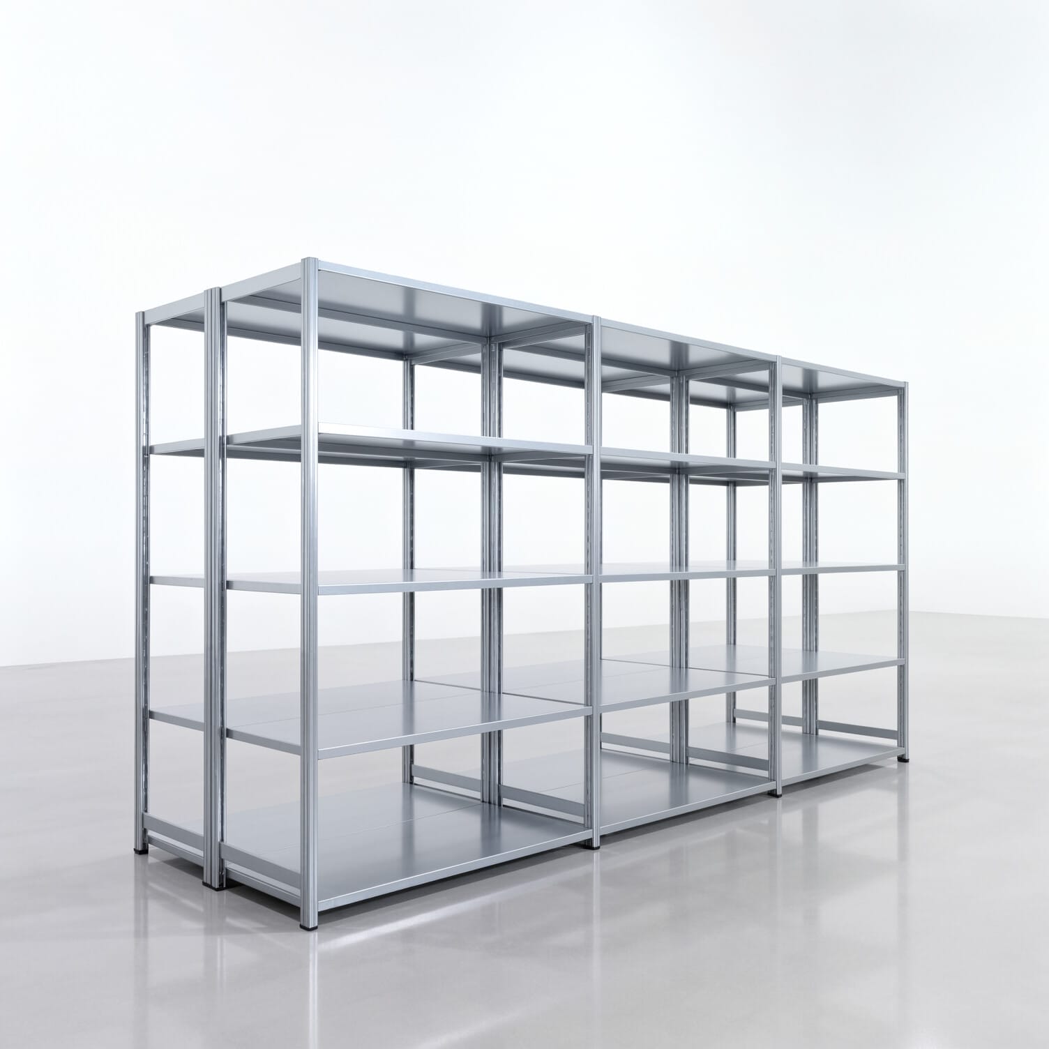 Legbordstelling FBX 4000, H: 2.000 mm, B: 3.923 mm mm, T: 600 mm, Niveaus: 5