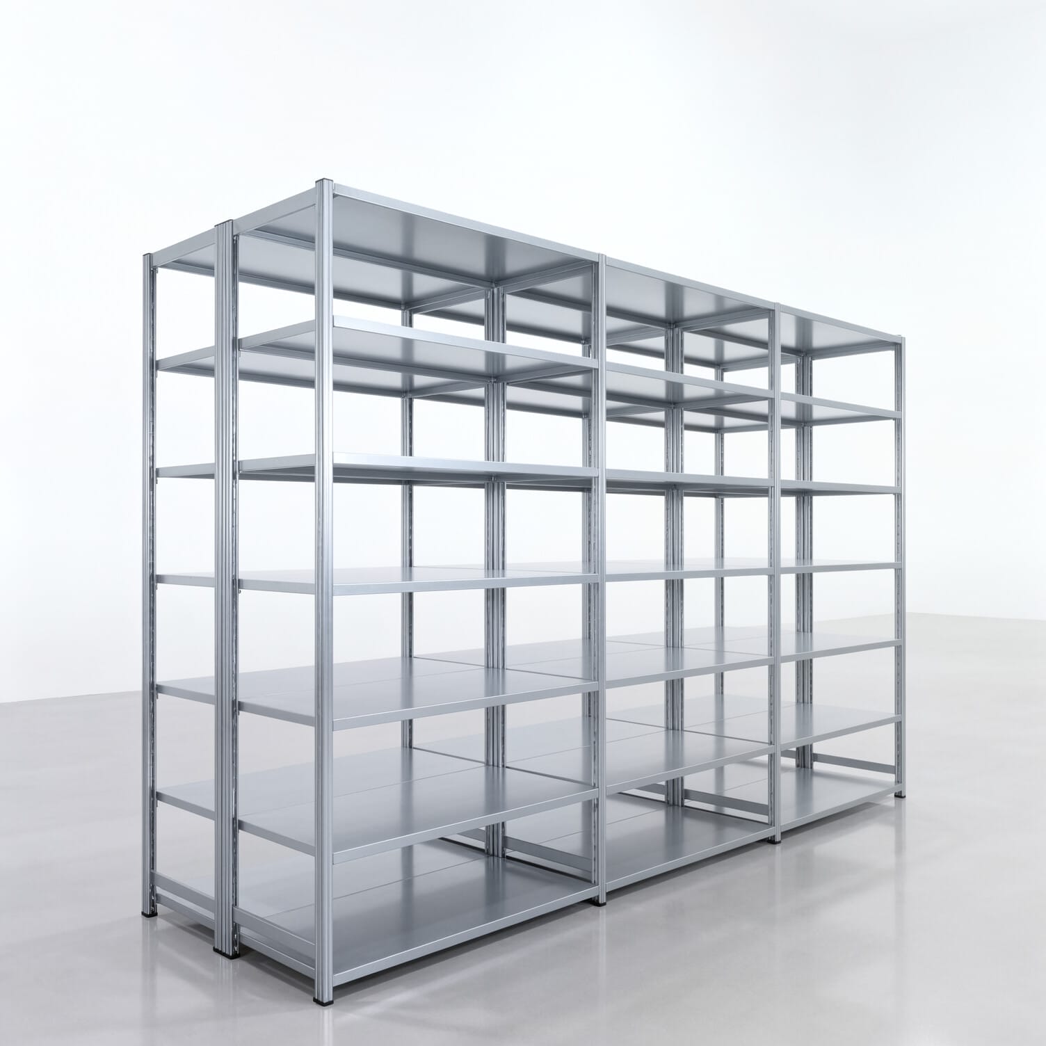 Legbordstelling FBX 4000, H: 2.350 mm, B: 3.623 mm mm, T: 600 mm, Niveaus: 7